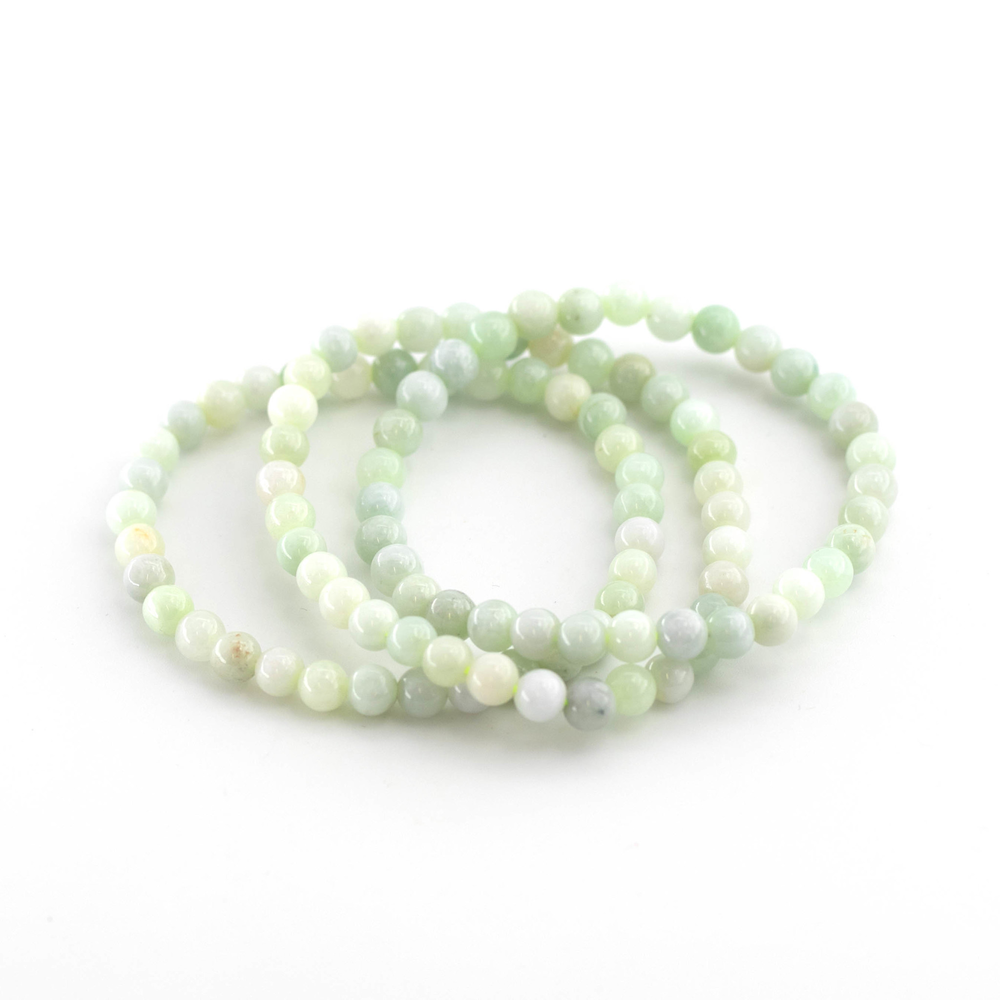 Image de Jade (Burma) Kugeln  6mm Armband