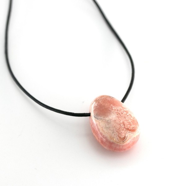Bild von Rhodochrosit TOP Nugget-Tropfen 20x30mm mit 3mm Loch Anhänger 