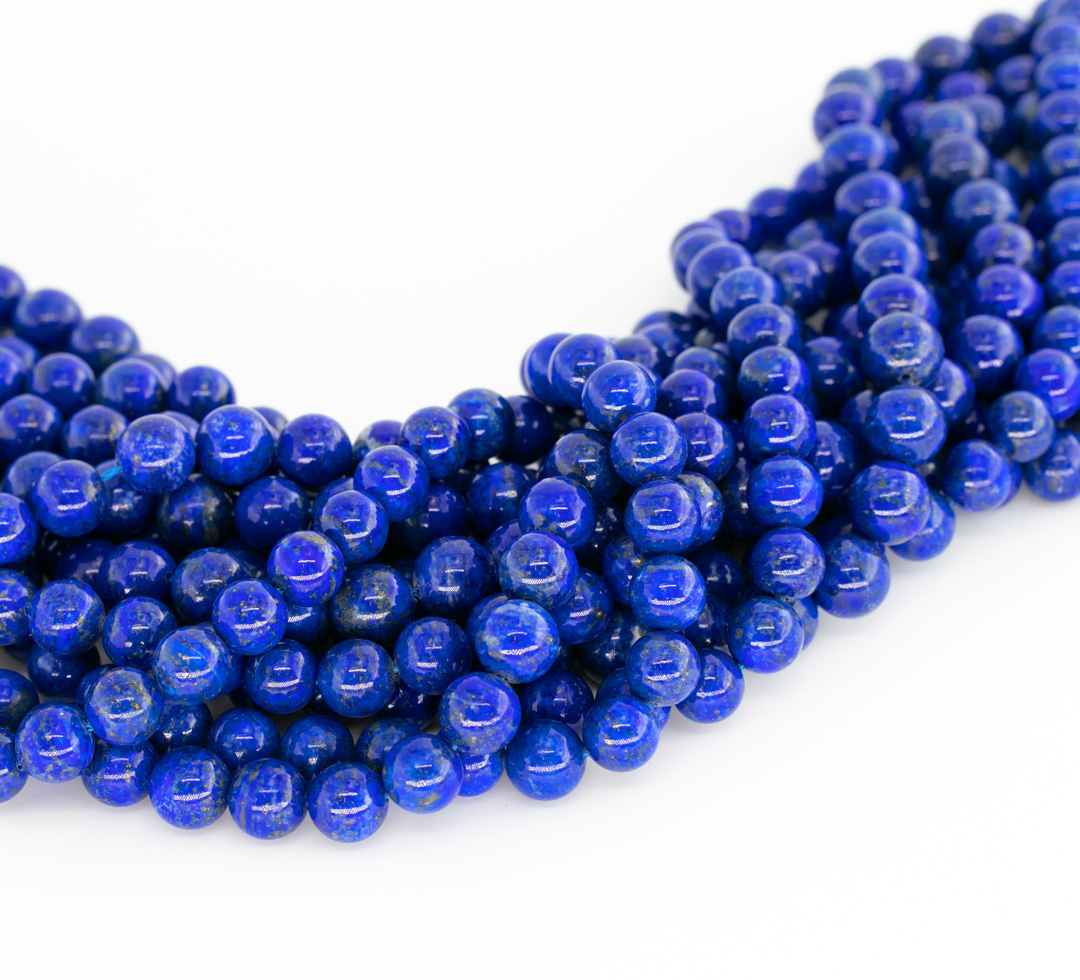 Lapis Kugeln 10mm Strang