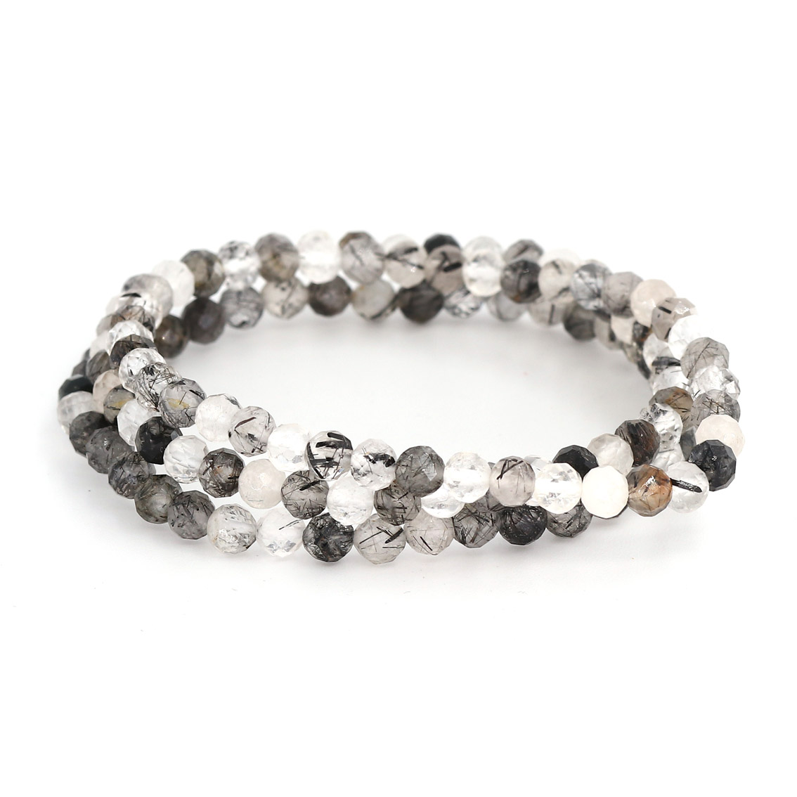 Bild von Turmalinquarz fac. Kugeln  5mm Armband
