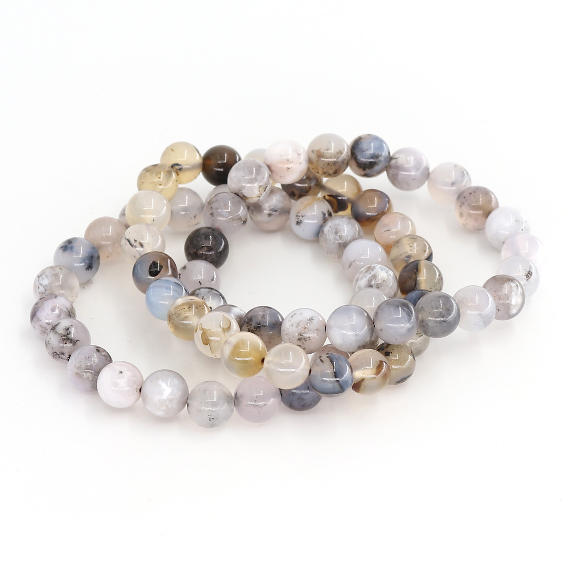 Bild von Moosopal Kugeln  8mm Armband (Opal)