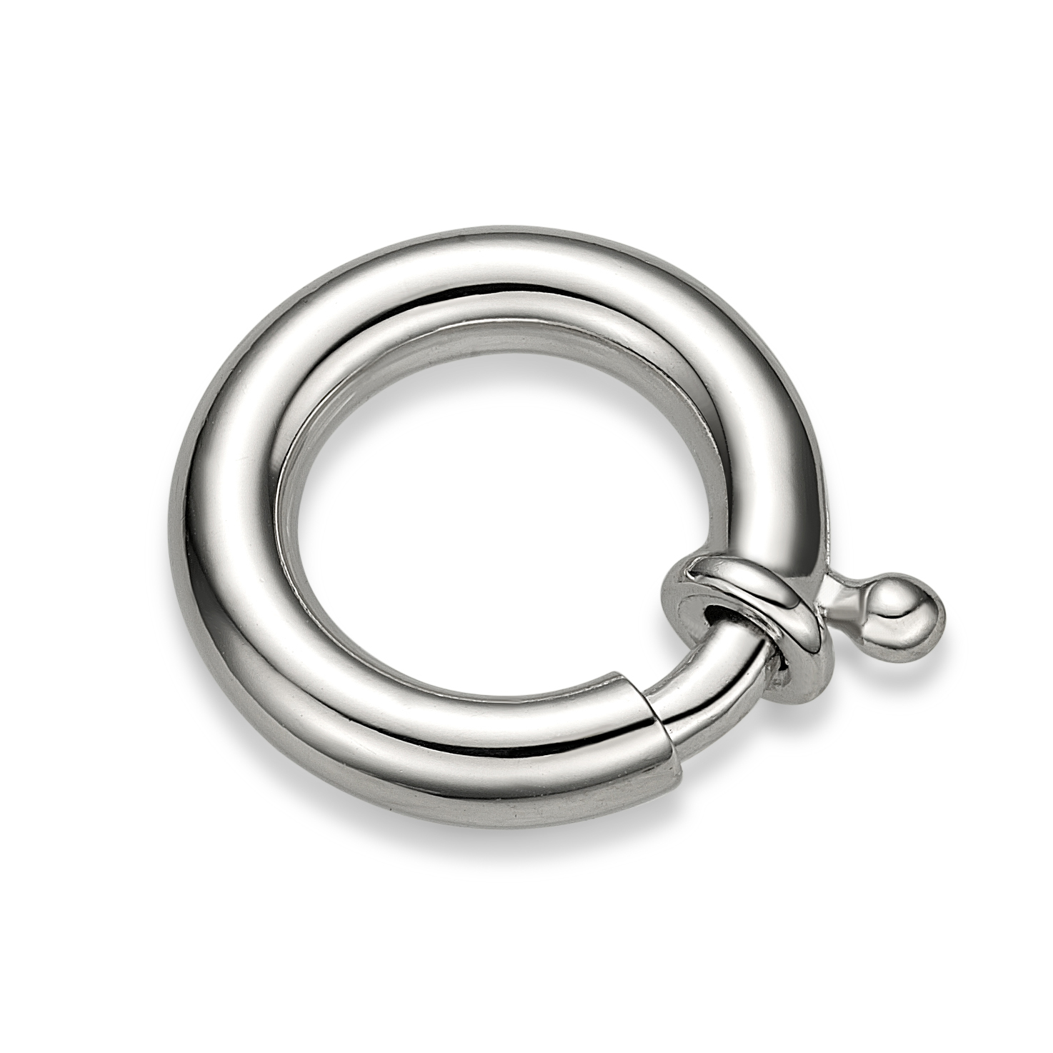 Immagine di Federringe Maxi ohne Steg, Silber 925 rhodiniert