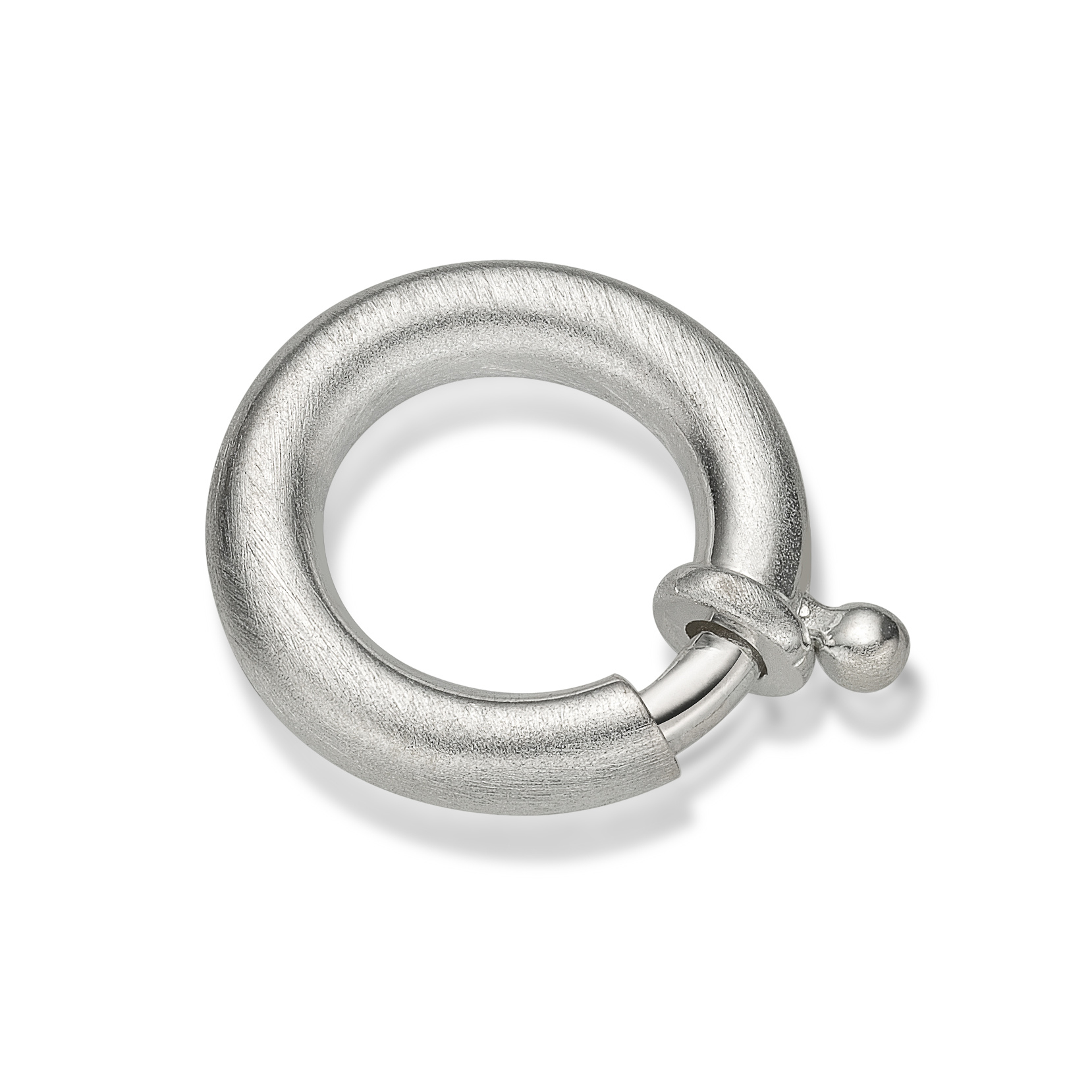 Immagine di Federringe Maxi ohne Steg, Silber 925 matt