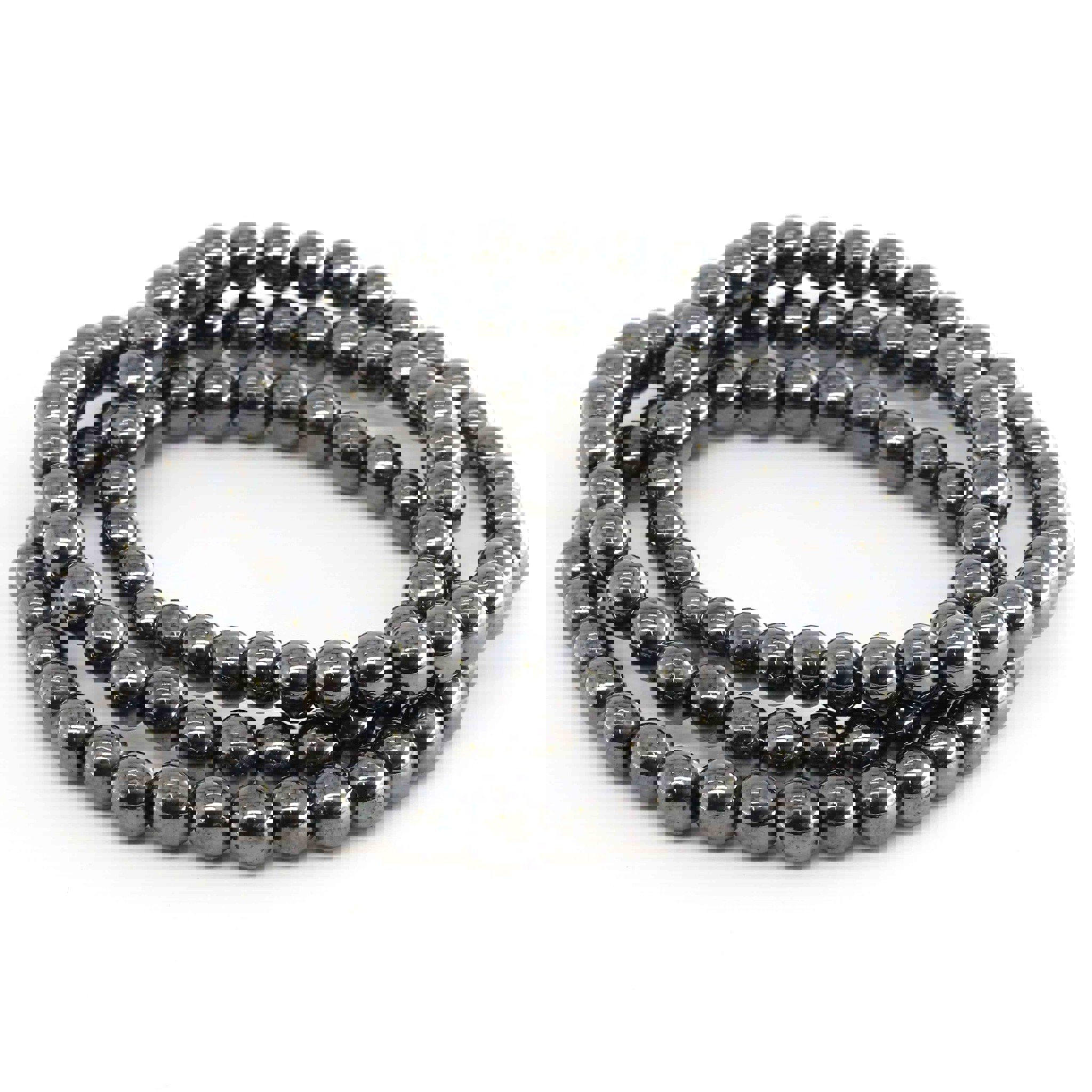 Immagine di Hämatit Kugeln  6mm Armband (gepresst)