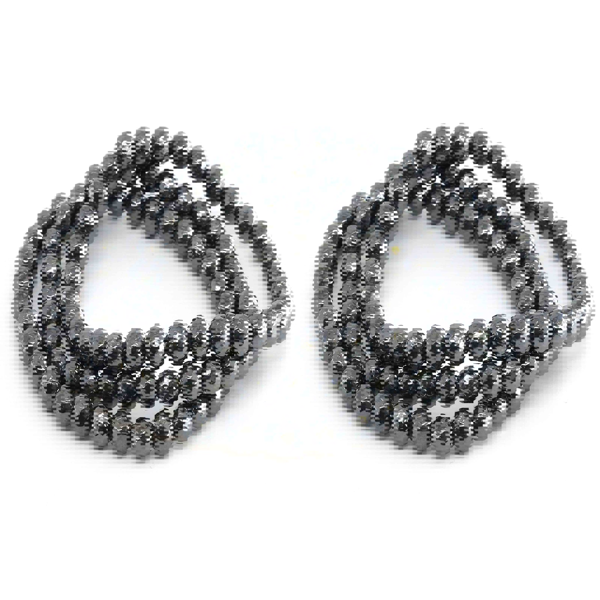 Immagine di Hämatit fac. Kugeln  6mm Armband (gepresst)