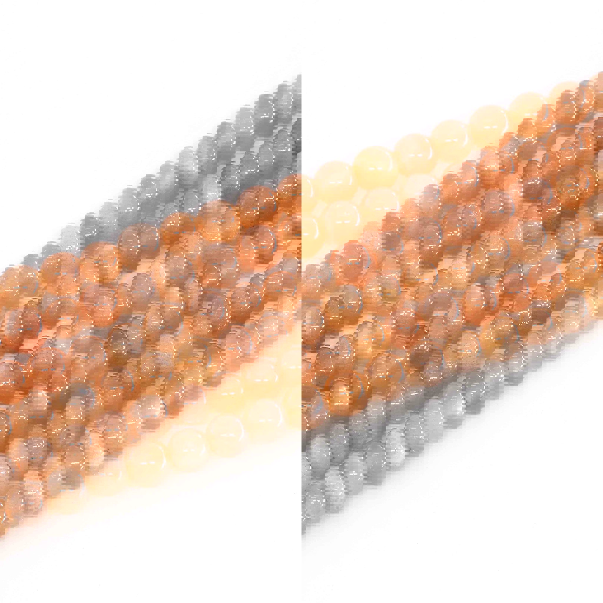Bild von Mondstein Kugeln  4mm Strang (peach)