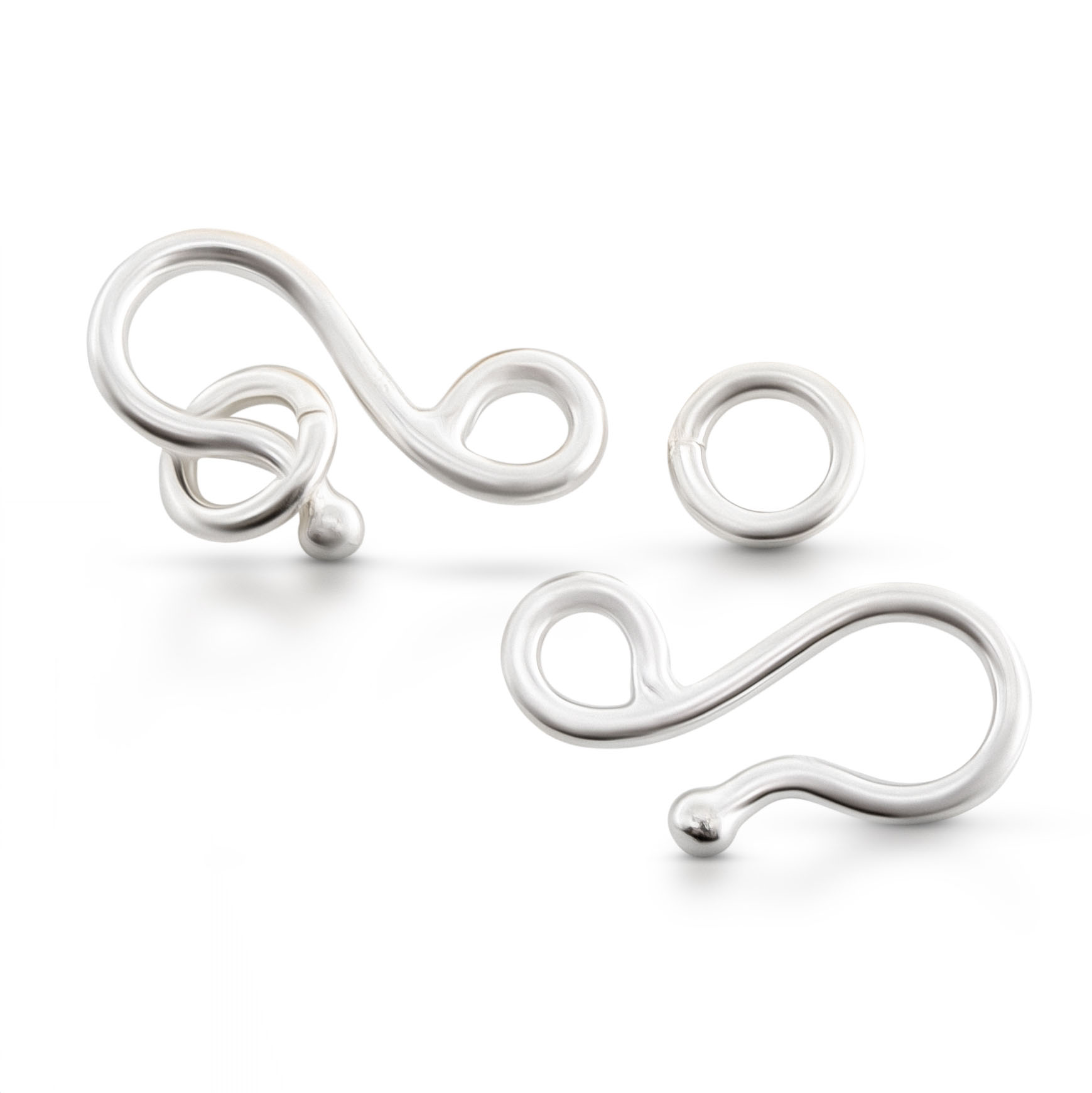 Image de Verschluss U-Schlaufe 13mm mit 5mm Ring, Silber 925