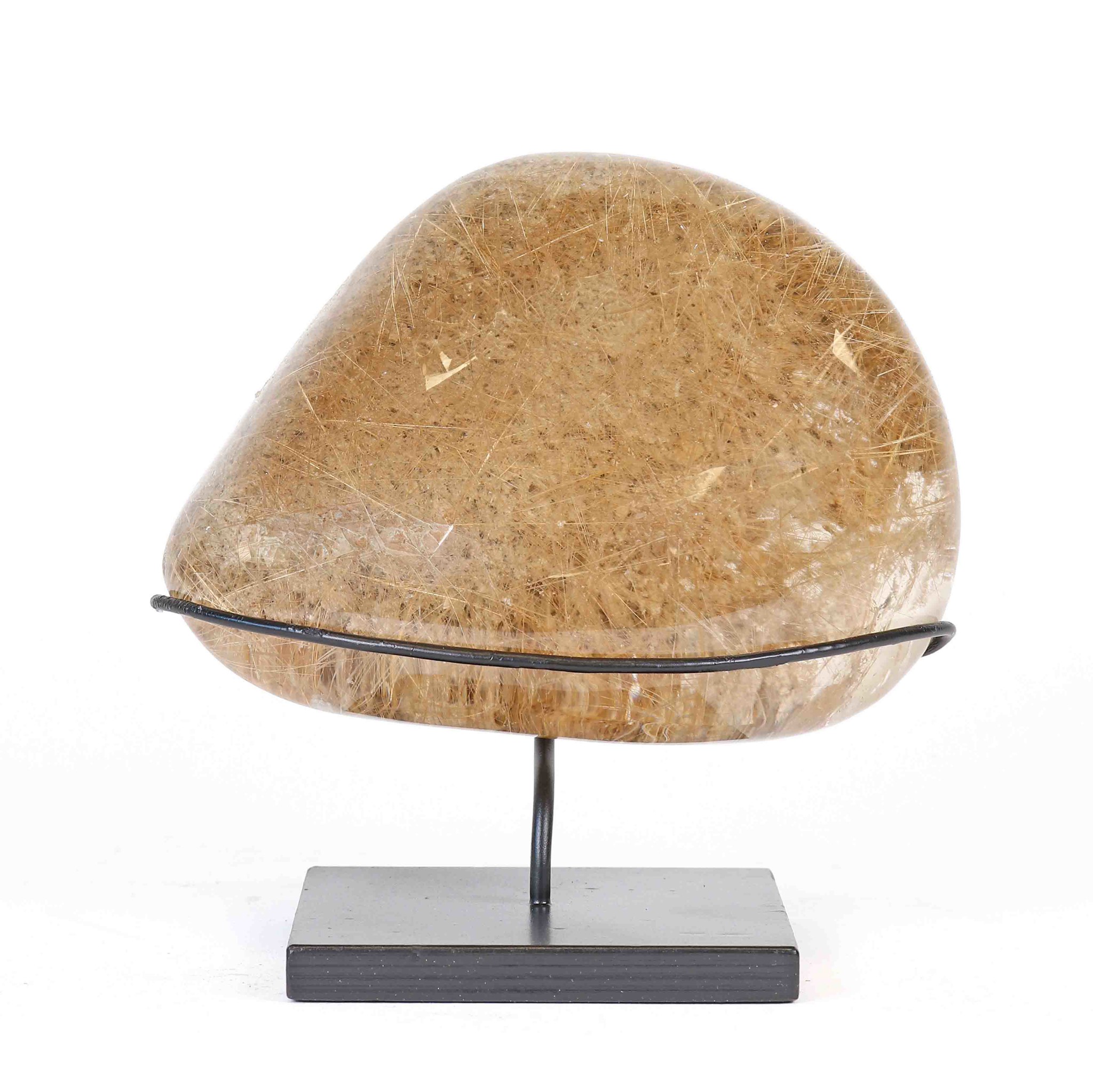 Image de Bergkristall mit Einschlüssen (Chlorit) auf Display
