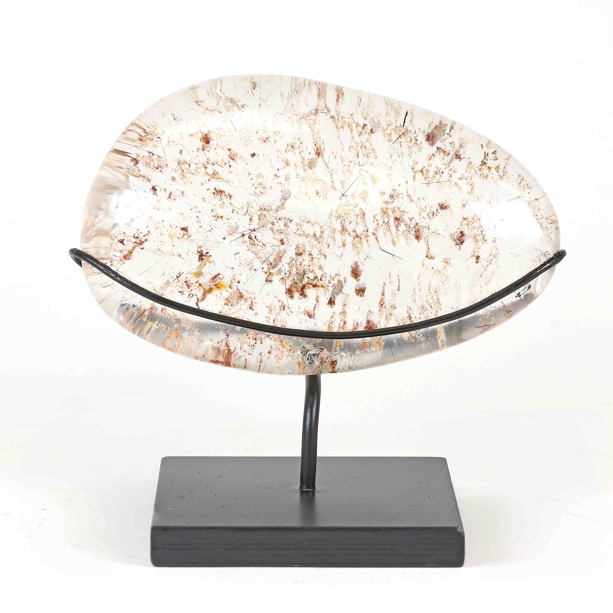 Image de Bergkristall mit Einschlüssen (Chlorit) auf Display