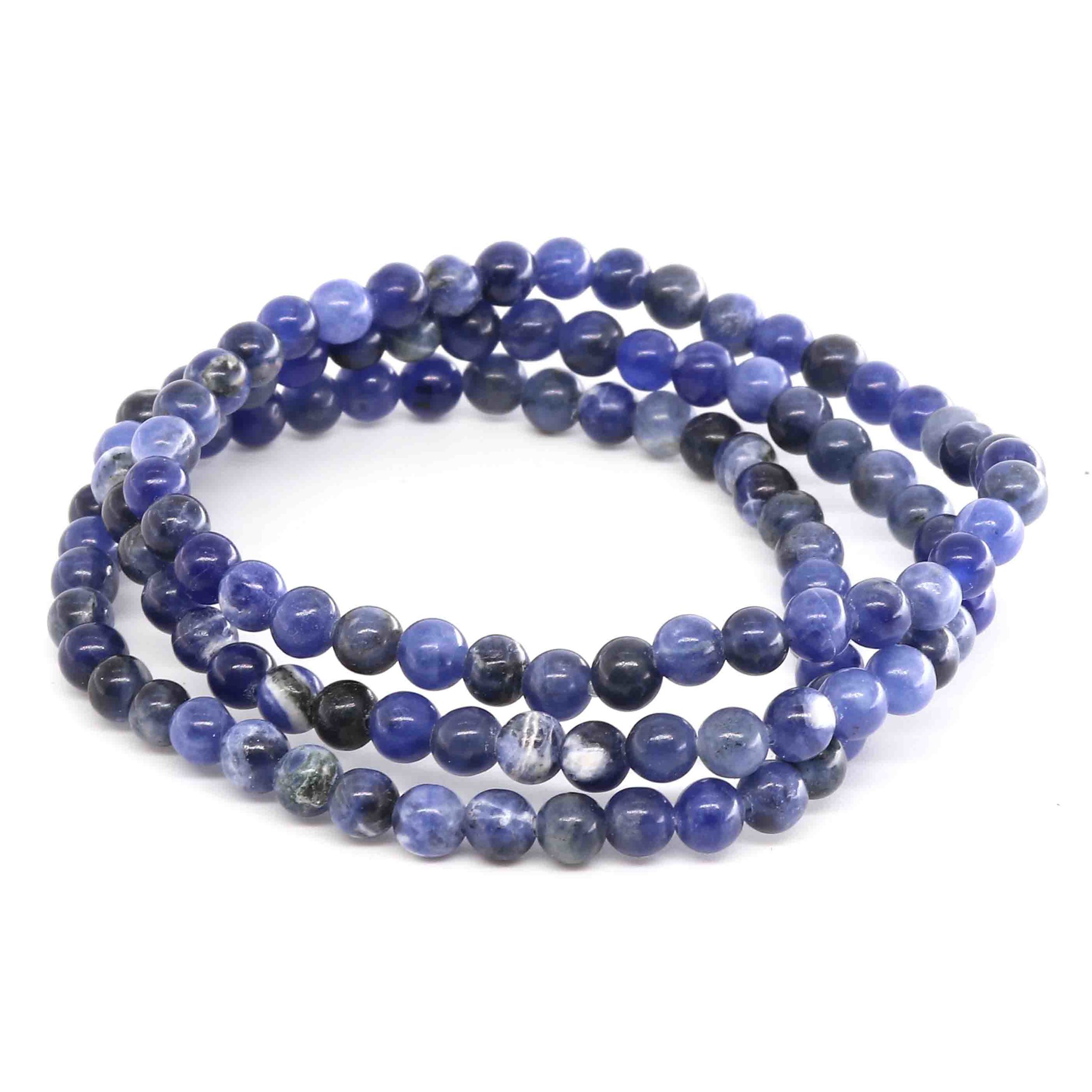 Image de Sodalith Kugeln  4mm Armband Standard