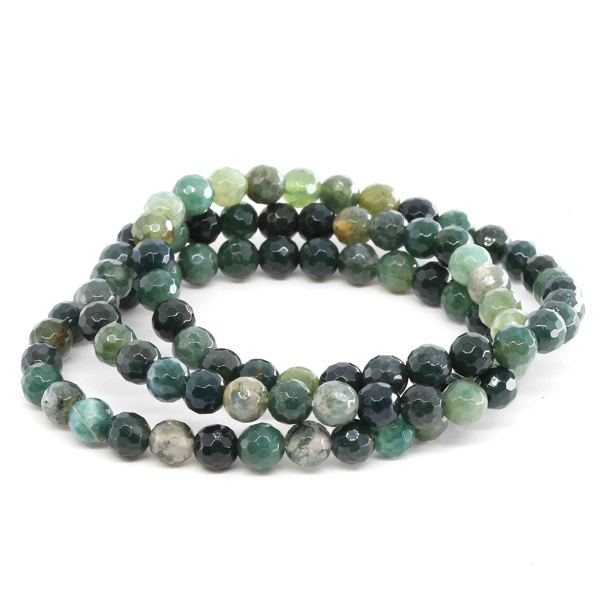 Image de Moosachat fac. Kugeln Armband