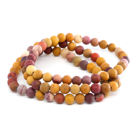 Image de Mookait Kugeln  6mm Armband, matt