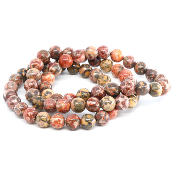 Image de Leopardenfell Jaspis Kugeln  8mm Armband 