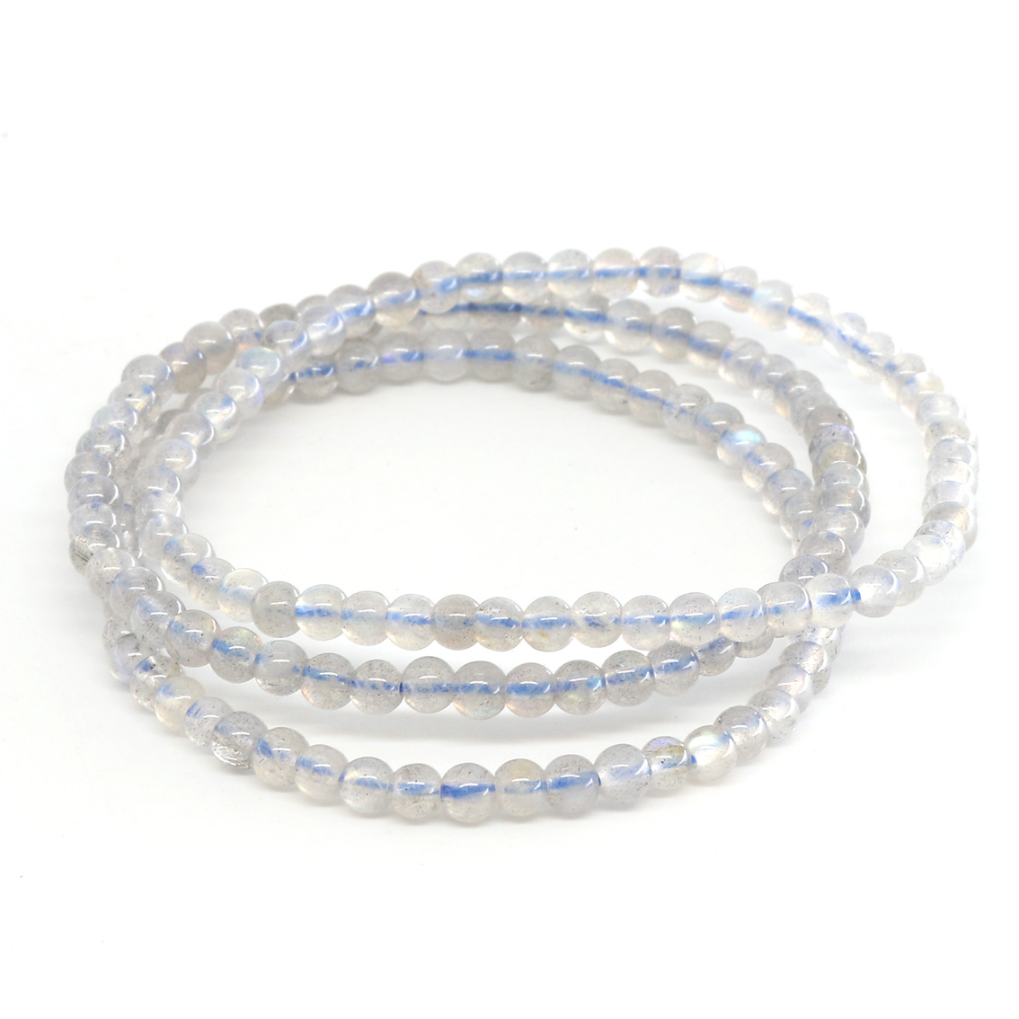 Image de Labradorit Kugeln  4mm Armband TOP