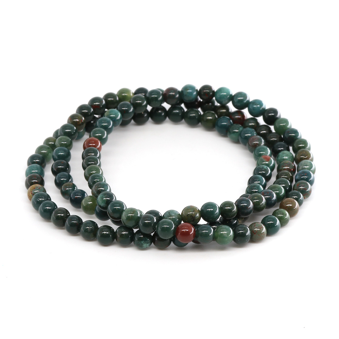 Image de Heliotrop Kugeln Armband