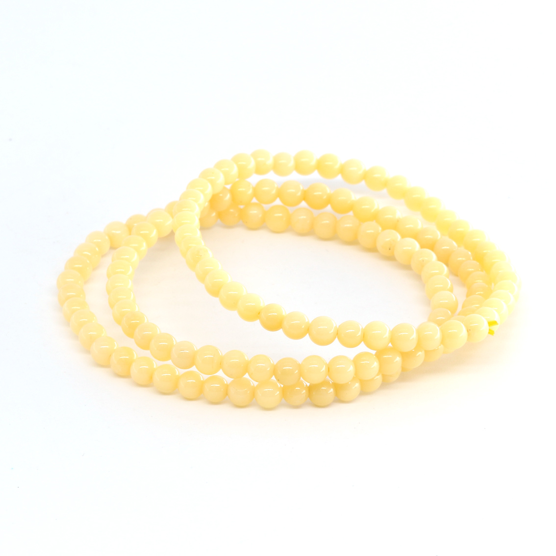 Image de Aragonit gelb Kugeln  4mm Armband  