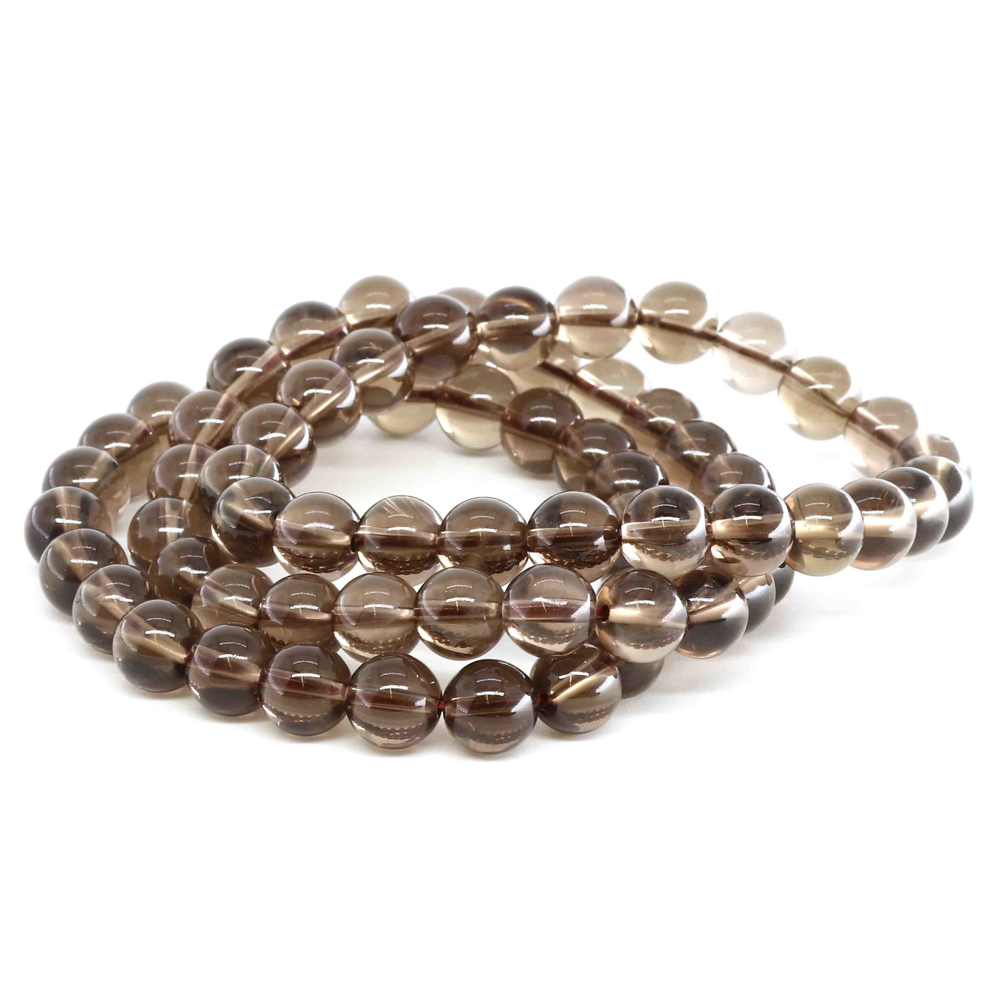 Bild von Rauchquarz Kugeln  8mm Armband Extra