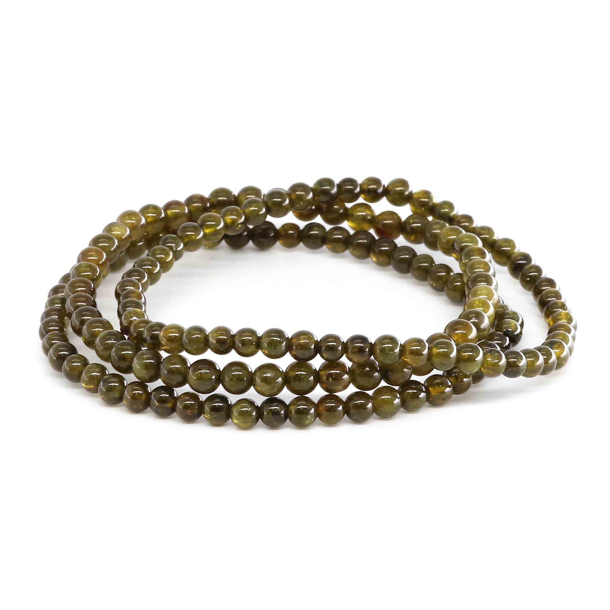 Bild von Turmalin farbig Kugeln  4mm Armband (grün)