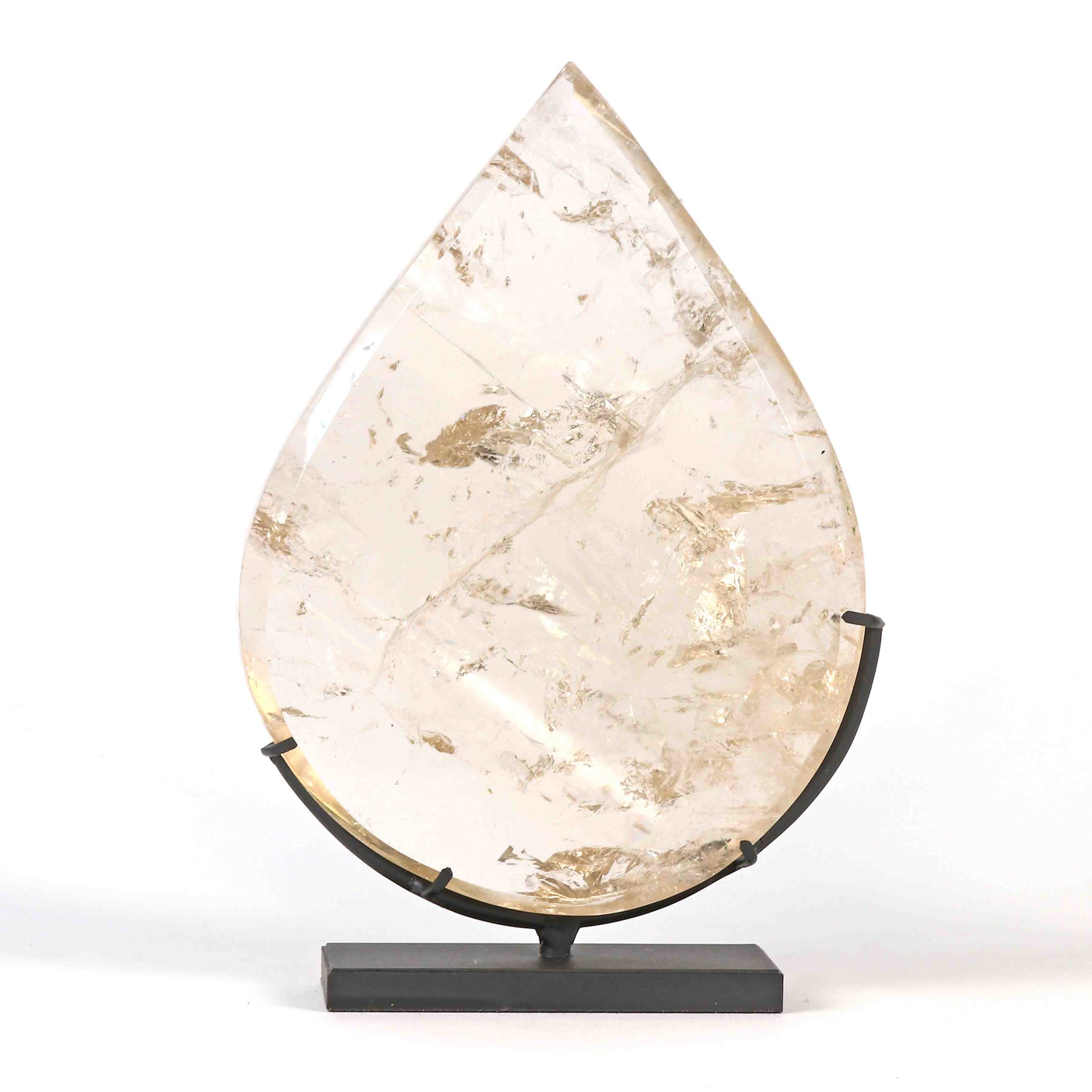 Immagine di Gocce di Citrino lucidate in mostra Extra