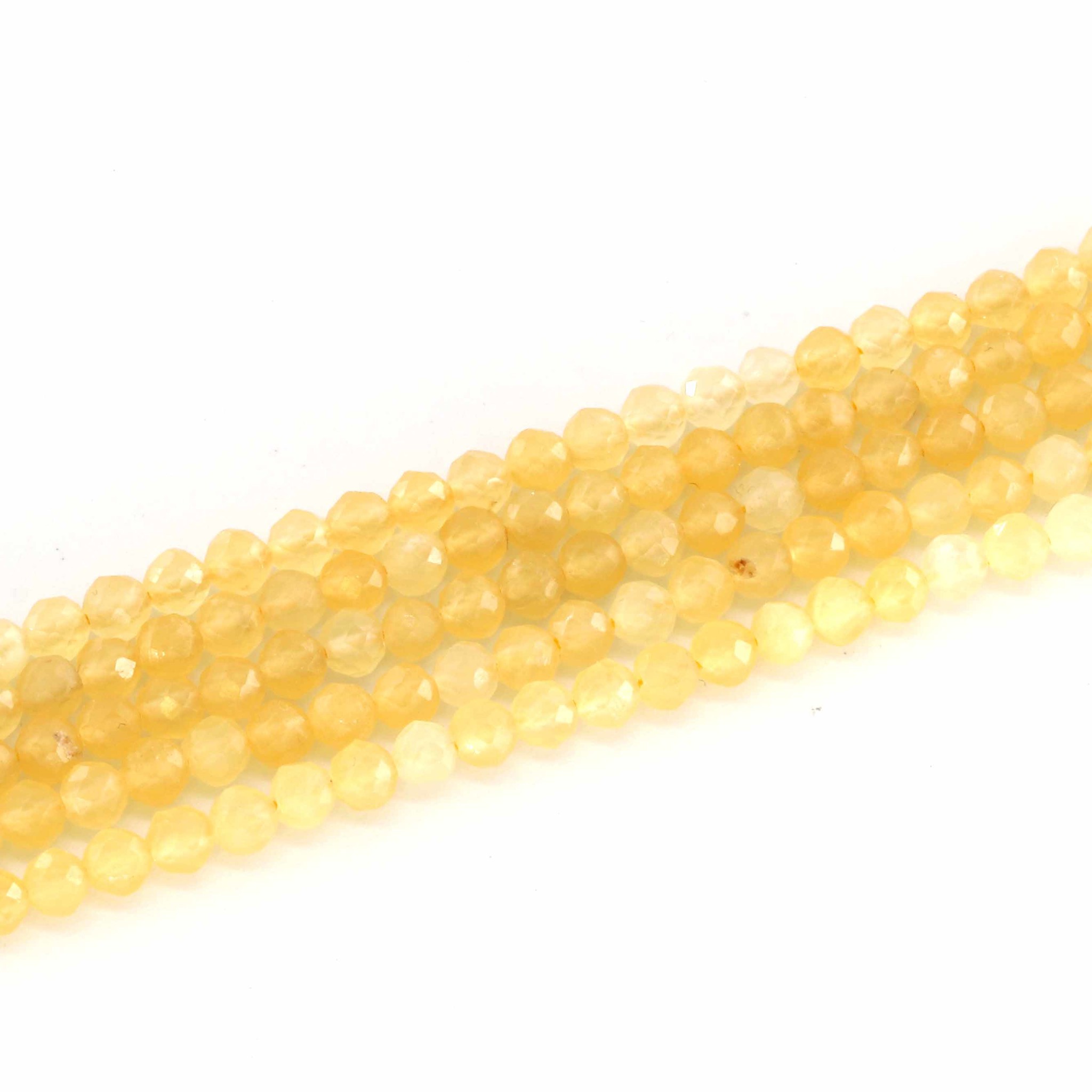 Bild von Gelber Jaspis fac. Kugeln  4mm Strang