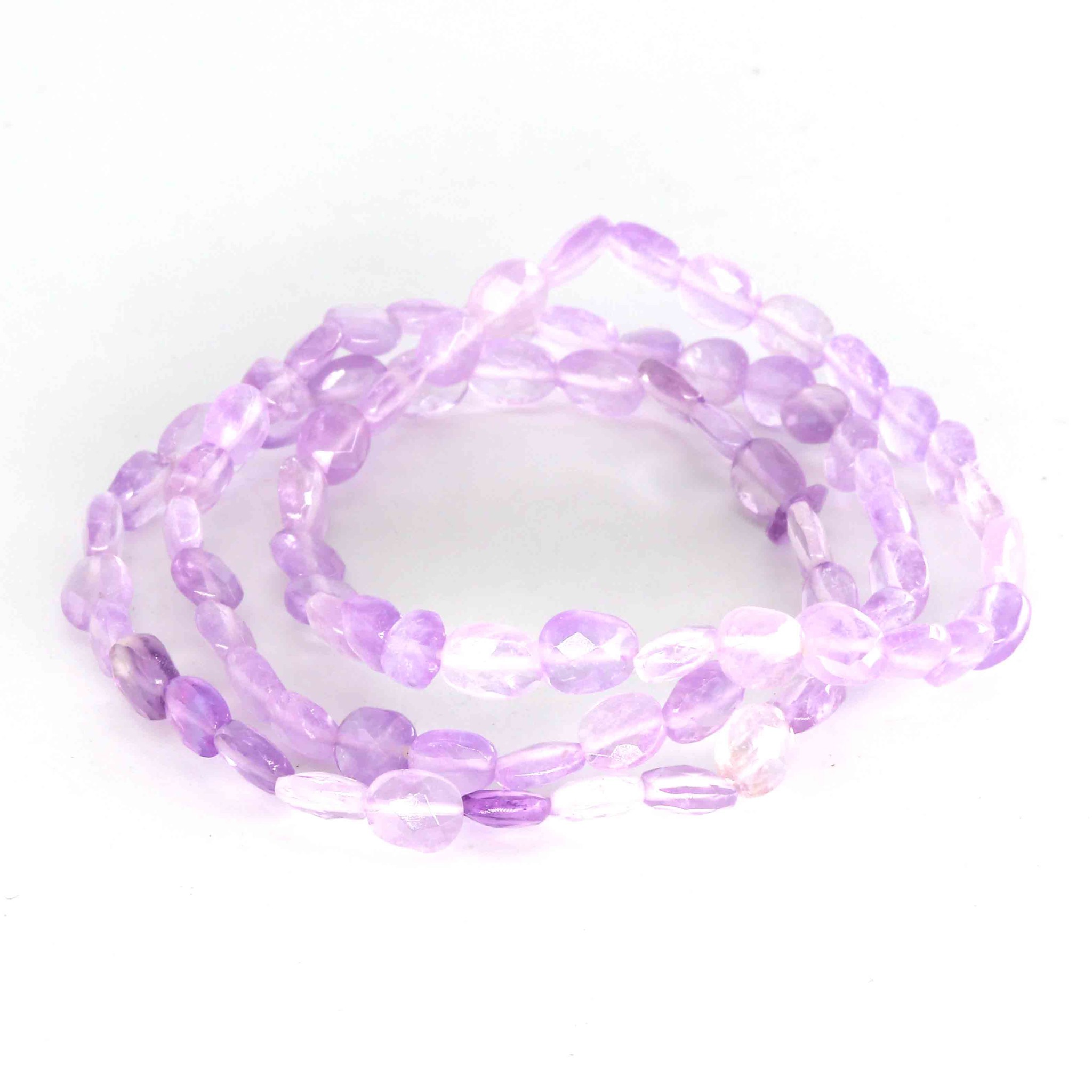Bild von Amethyst fac. Oval  6x8mm Armband, 21cm