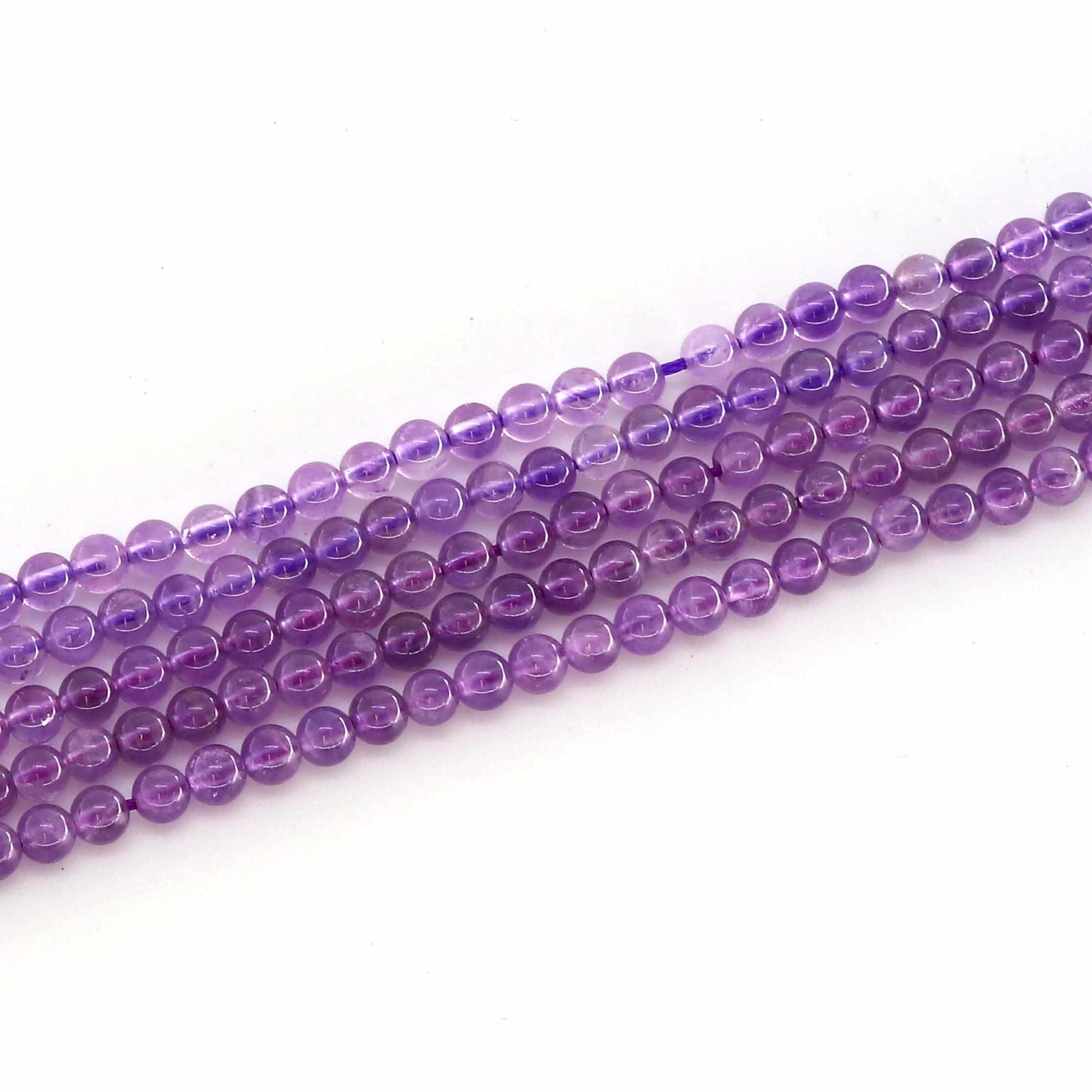 Image de Amethyst Kugeln  3mm Strang Extra