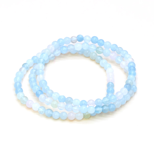 Bild von Beryll Kugeln  4mm Armband Extra
