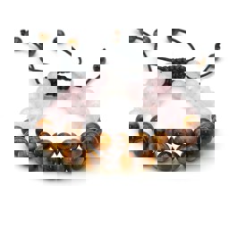 Zeige Details für "Maitri" Rosenquarz & Tigerauge Kugeln  8mm Armband Bild von "Maitri" Rosenquarz & Tigerauge Kugeln  8mm Armband