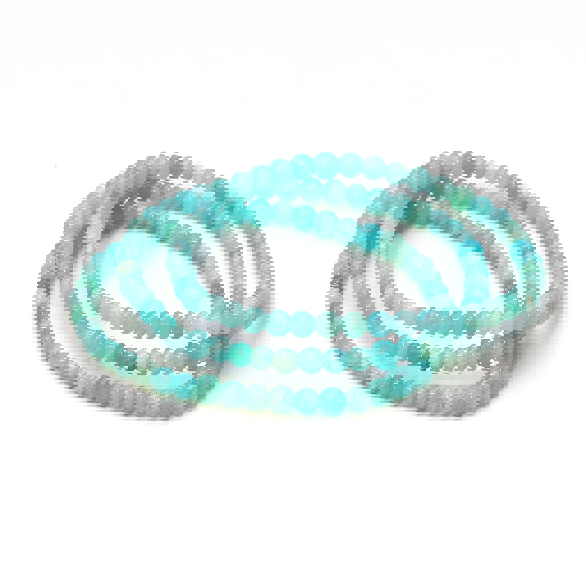 Bild von Amazonit Kugeln  4mm Armband Extra