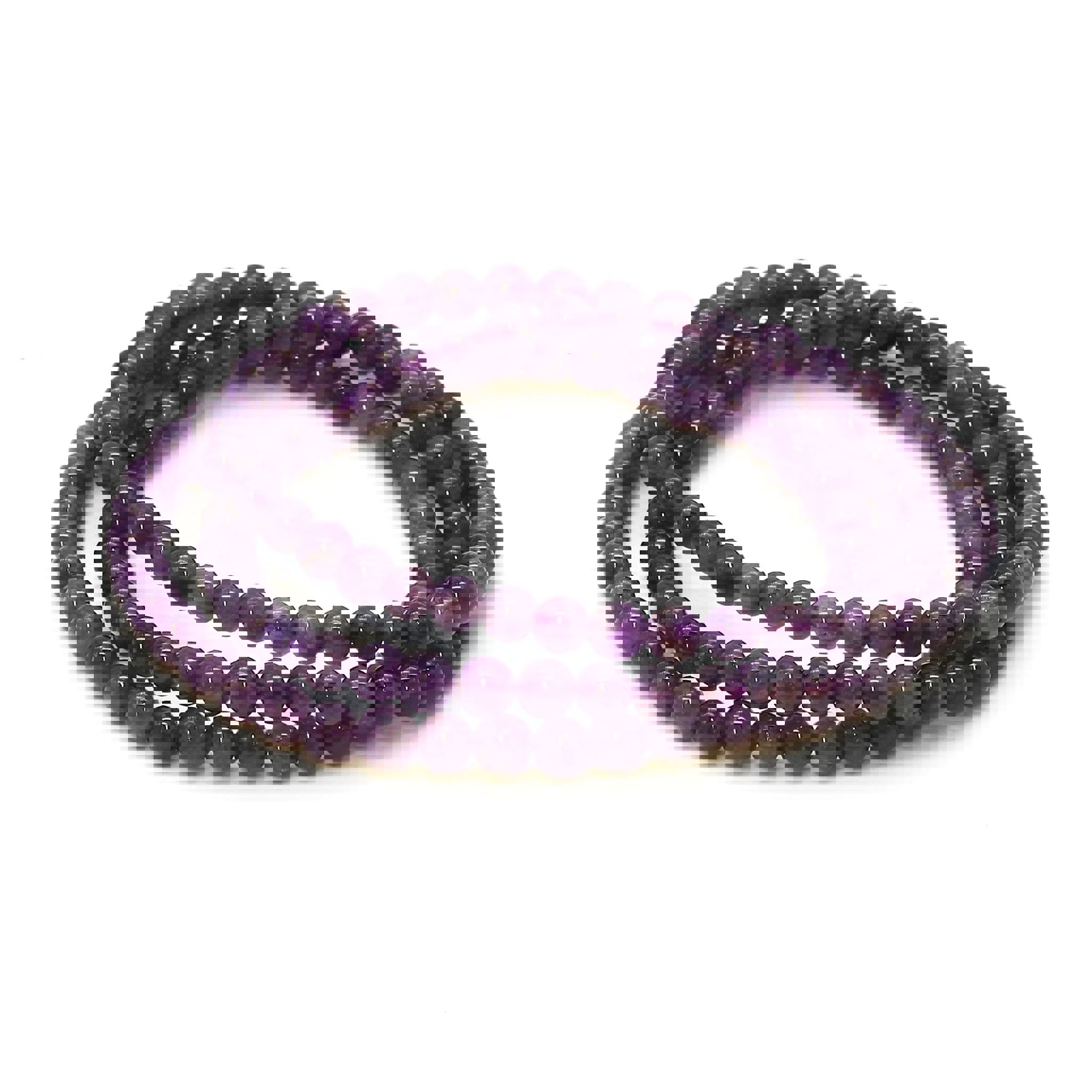 Bild von Amethyst Kugeln  4mm Armband (Quarz)