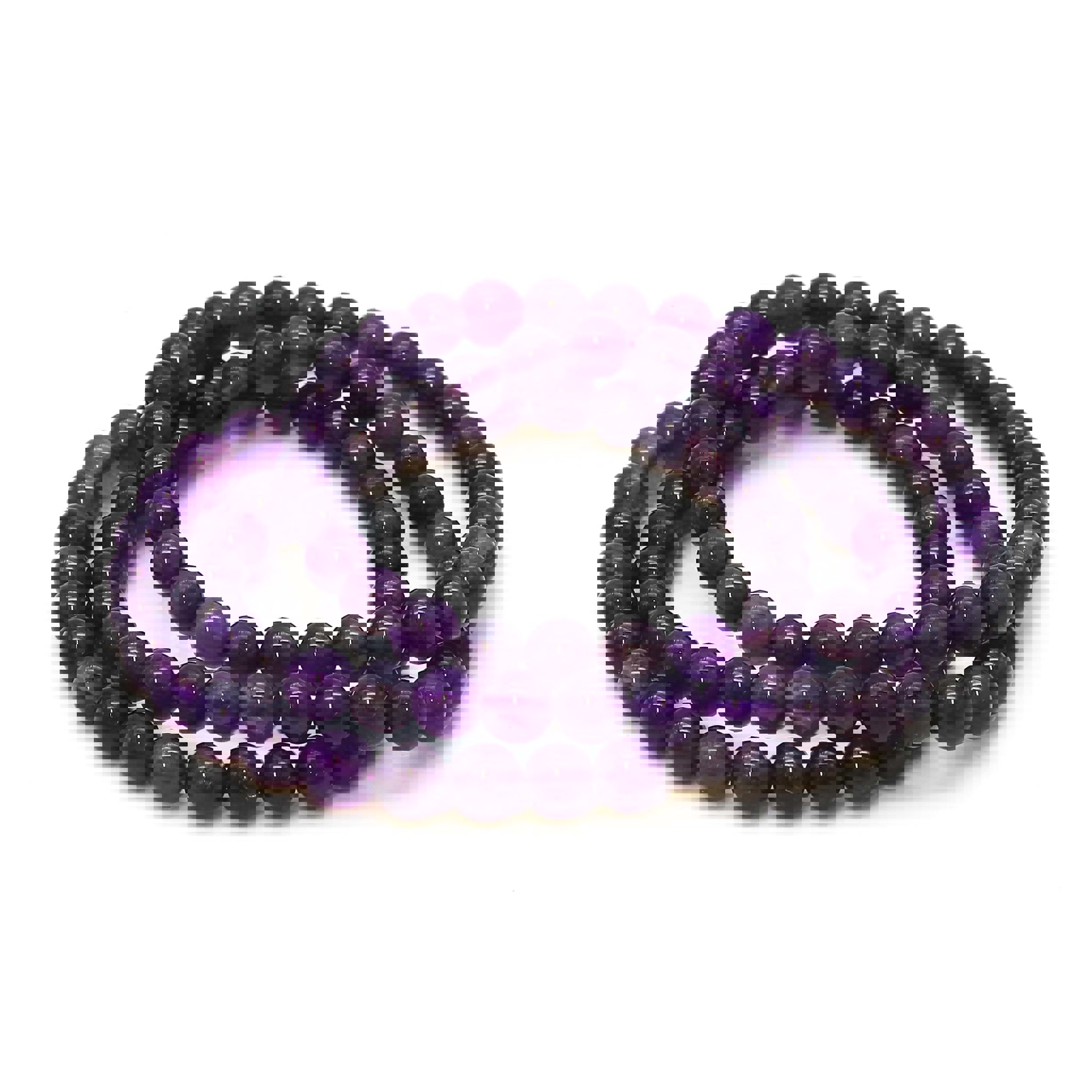 Bild von Amethyst Kugeln  6mm "A" Armband