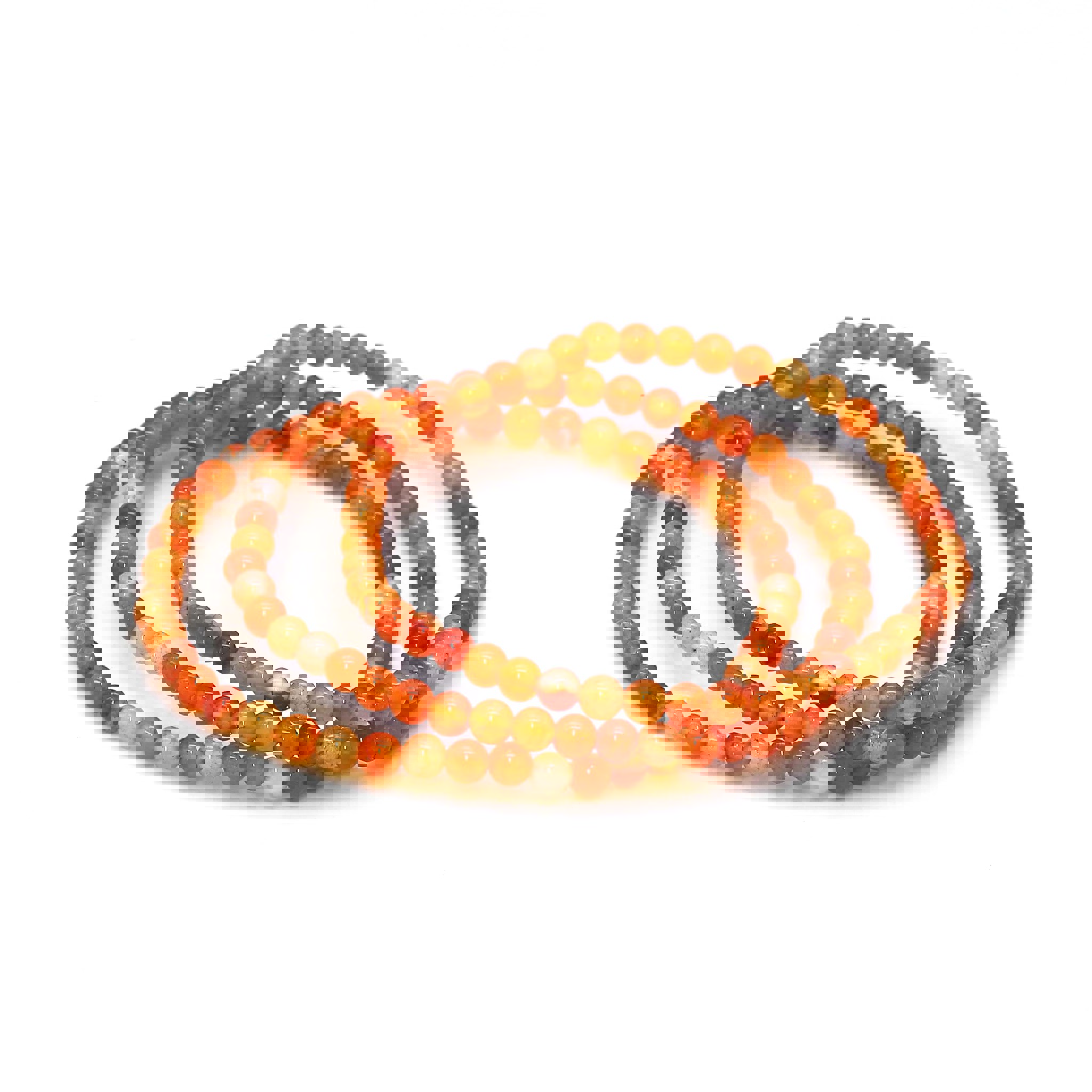 Bild von Karneol Kugeln  4mm Armband