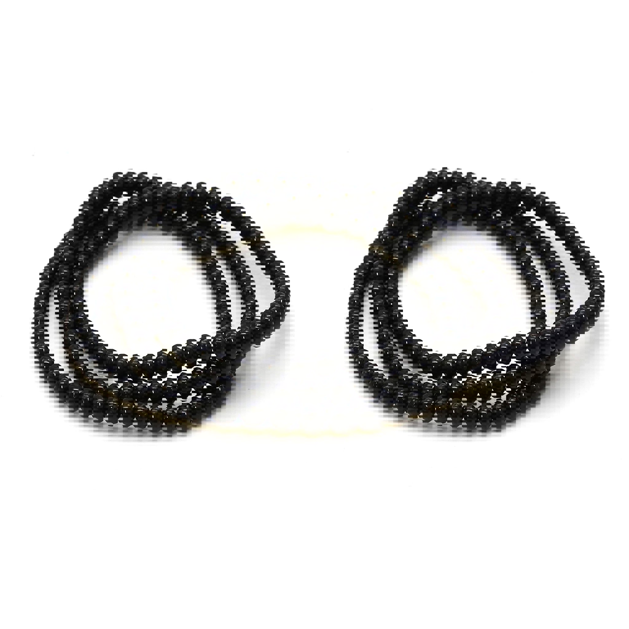 Bild von Turmalin (Schörl) Kugeln  4mm Armband