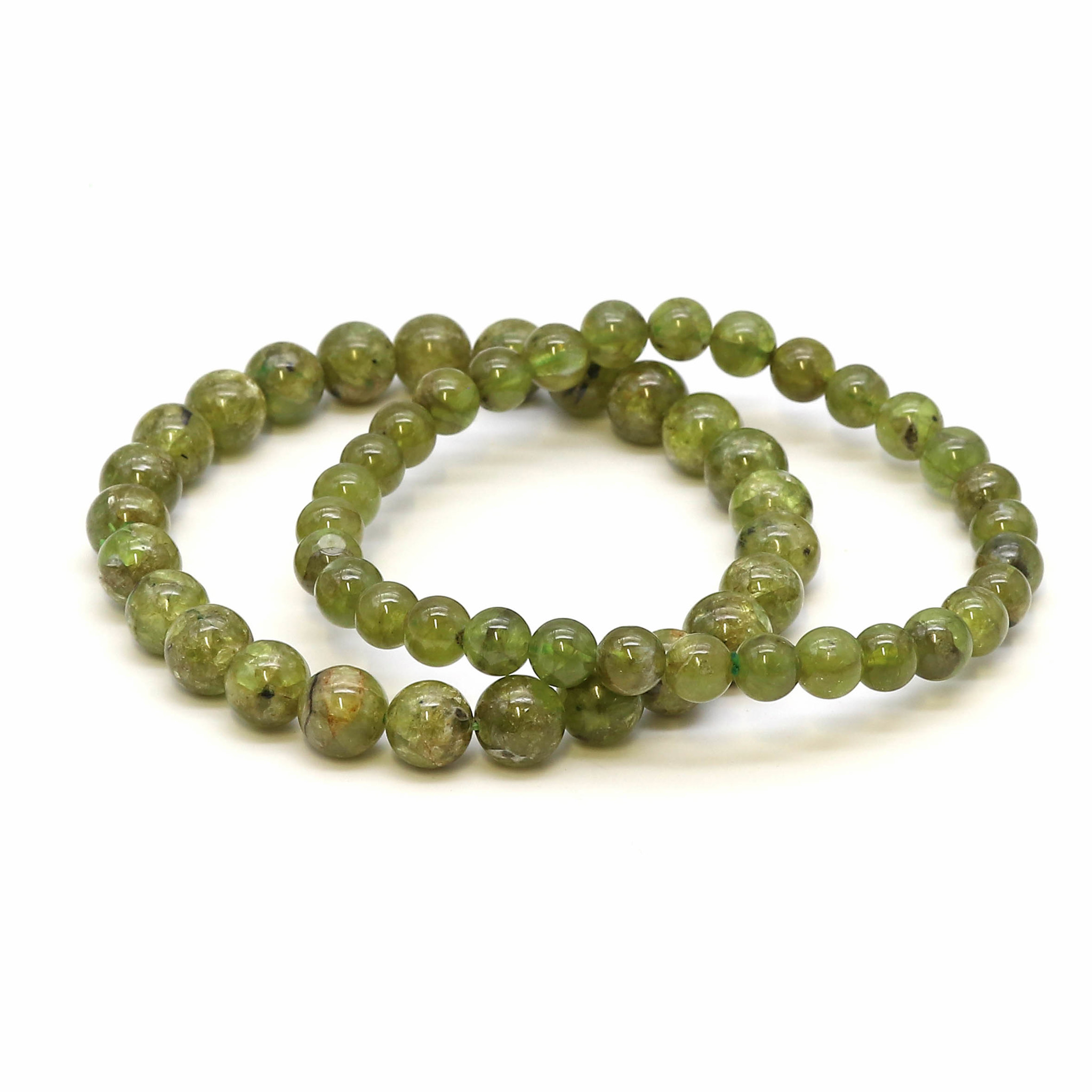 Bild von Peridot Kugeln Armband Extra