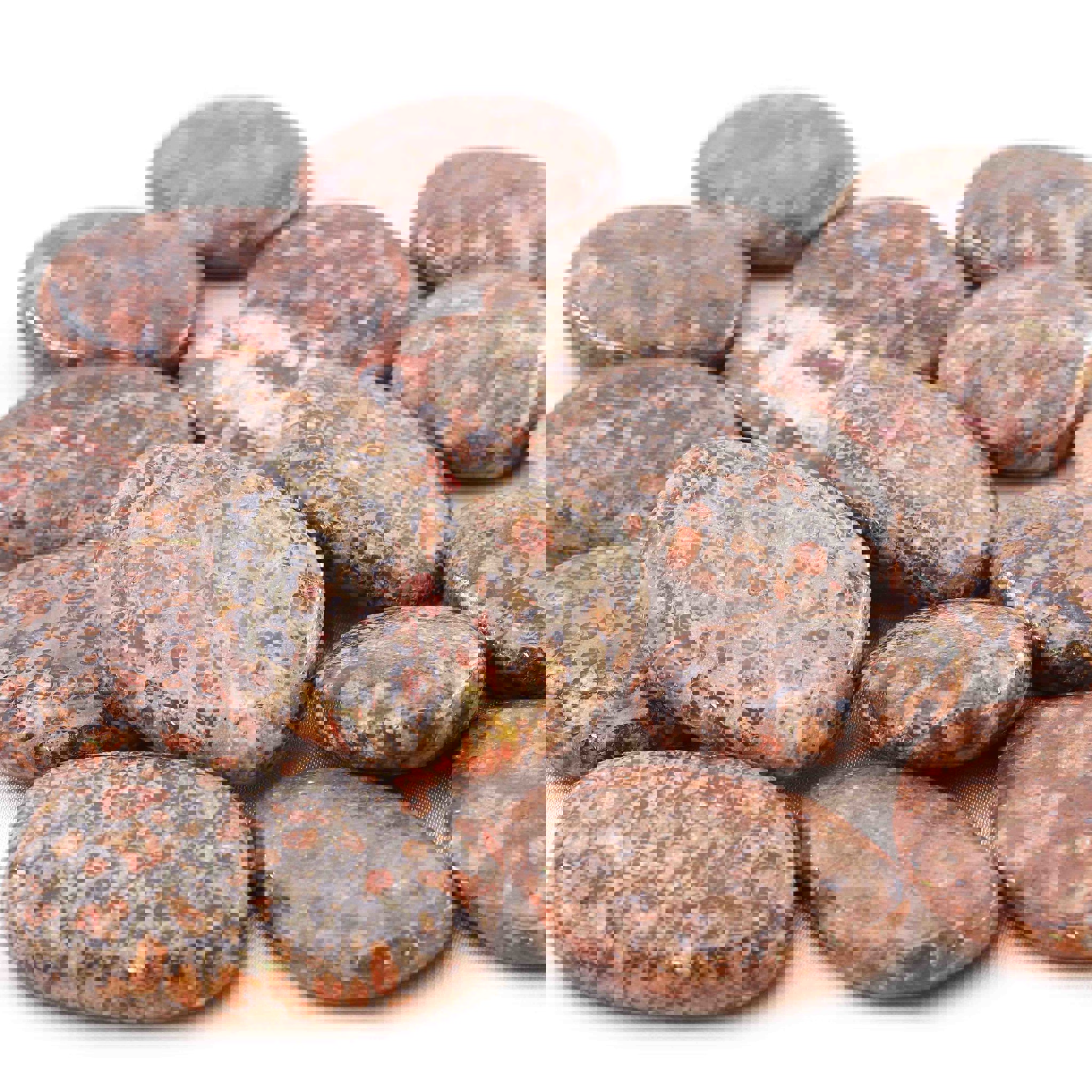 Bild von Leopardenfell Jaspis  Handschmeichler (VE: 250g)