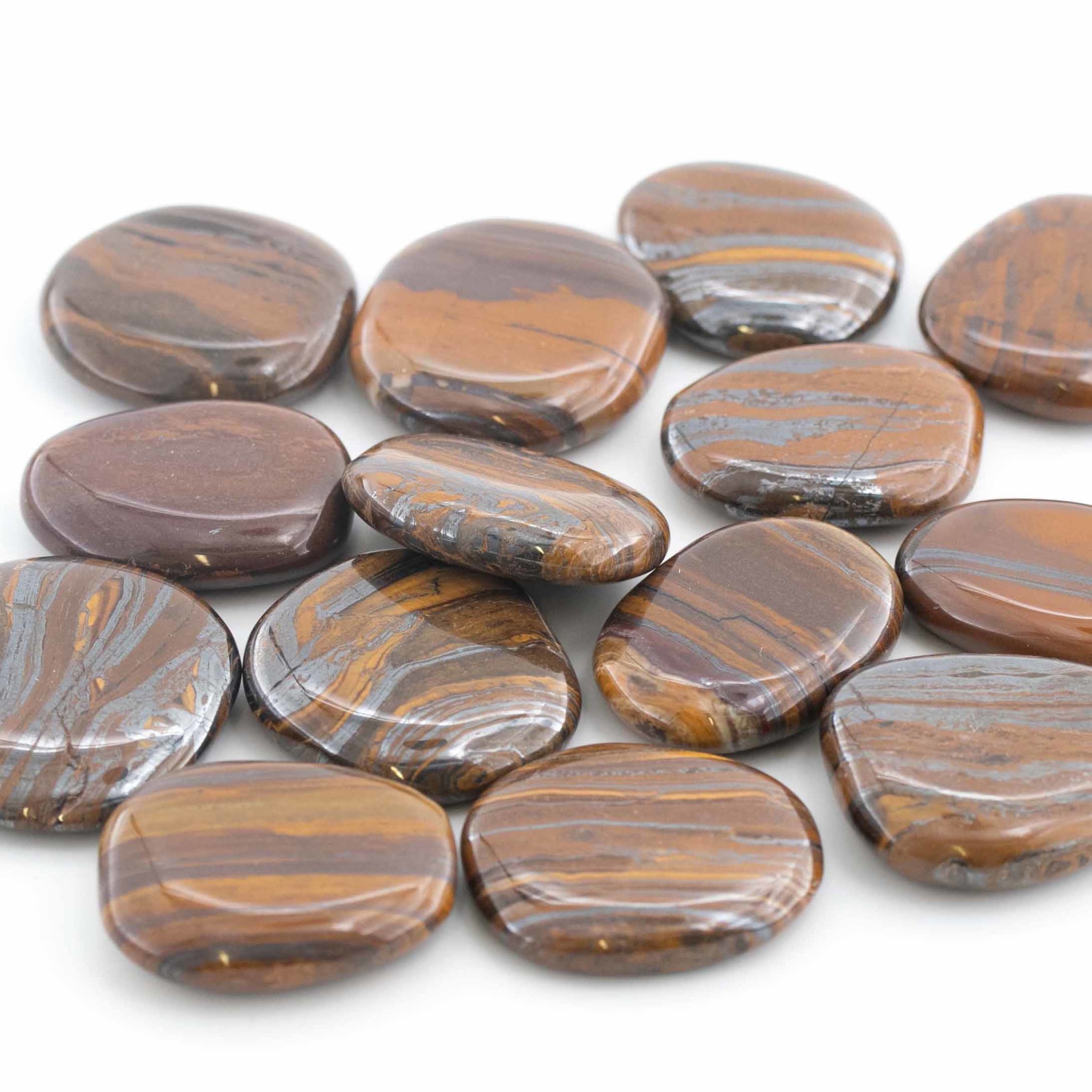 Immagine di Ferro di tigre piatta levigata (250g)