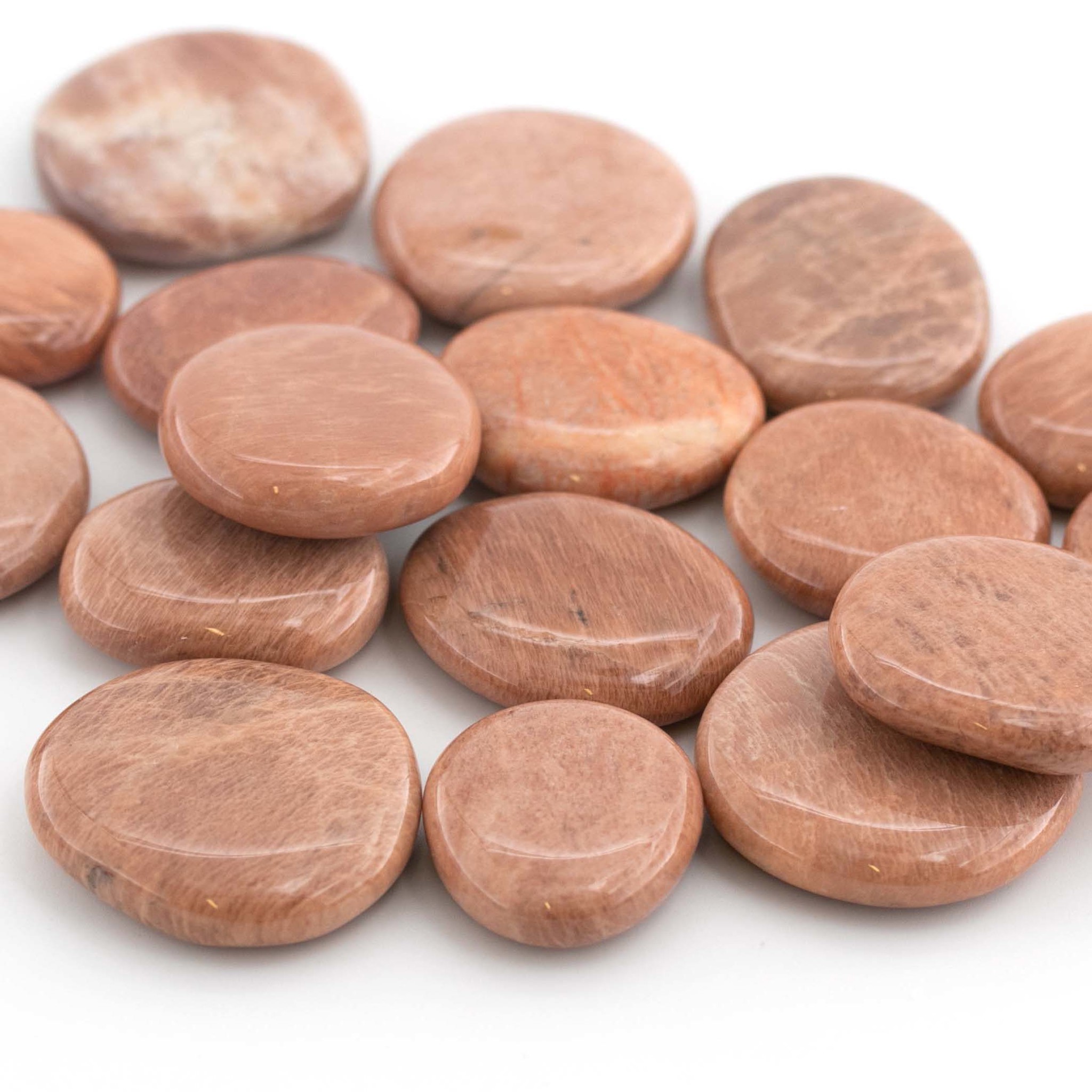 Bild von Mondstein peach Handschmeichler (VE: 250g)