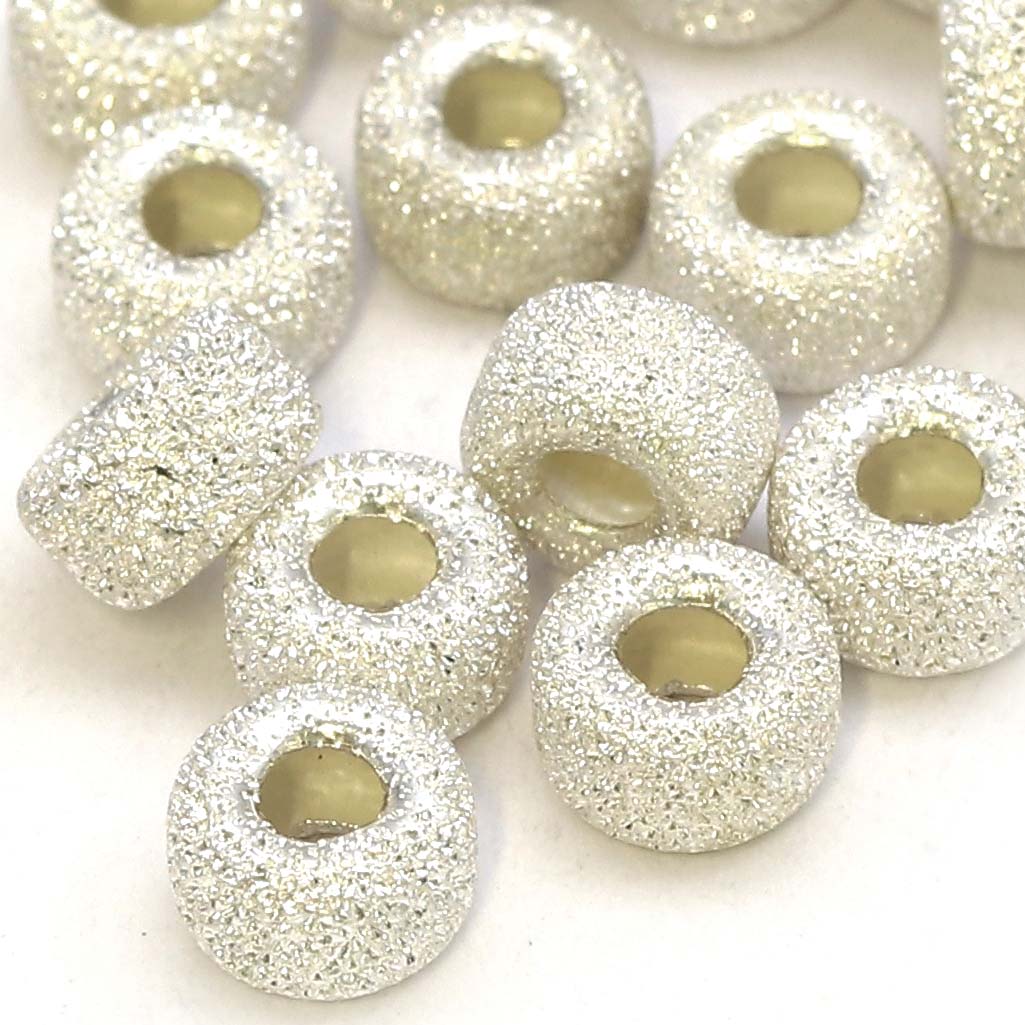 Immagine di Rondelle "Disco", argento 925