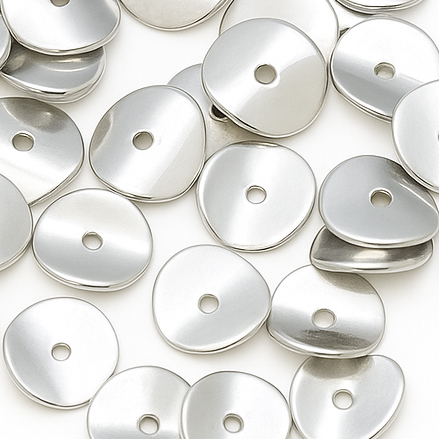 Bild von Scheibe gewölbt, Silber 925