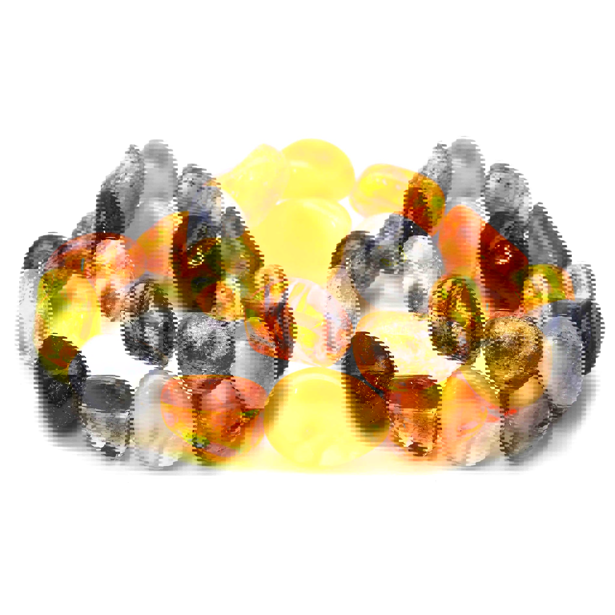 Bild von Bernstein Nuggets 14-18mm Armband, glanz