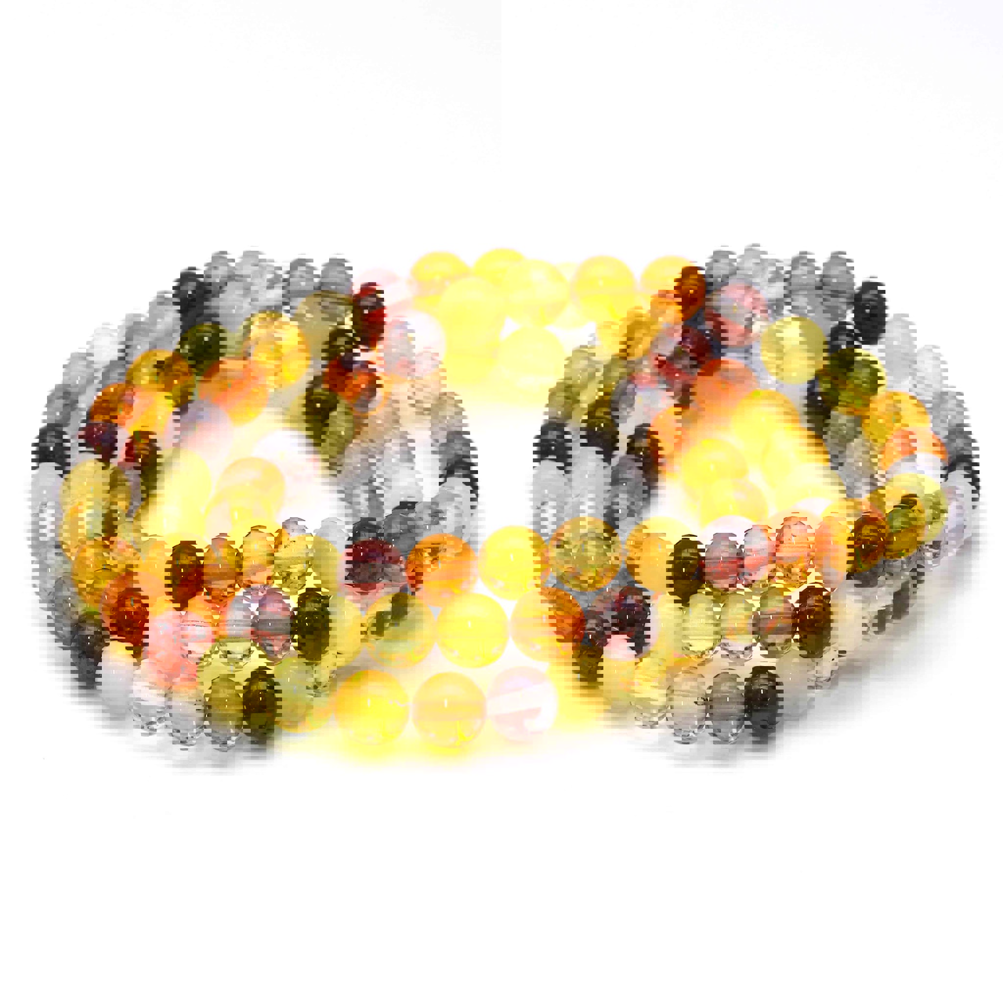 Bild von Bernstein Kugeln  7-8mm Armband