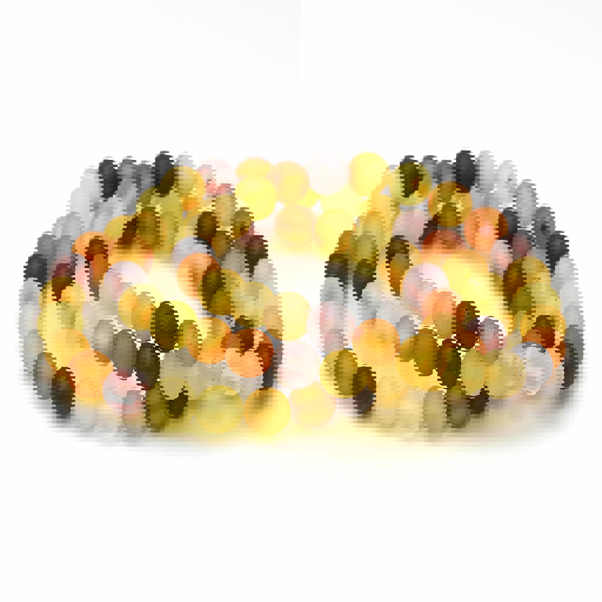 Bild von Bernstein Kugeln  7-8mm Armband, matt