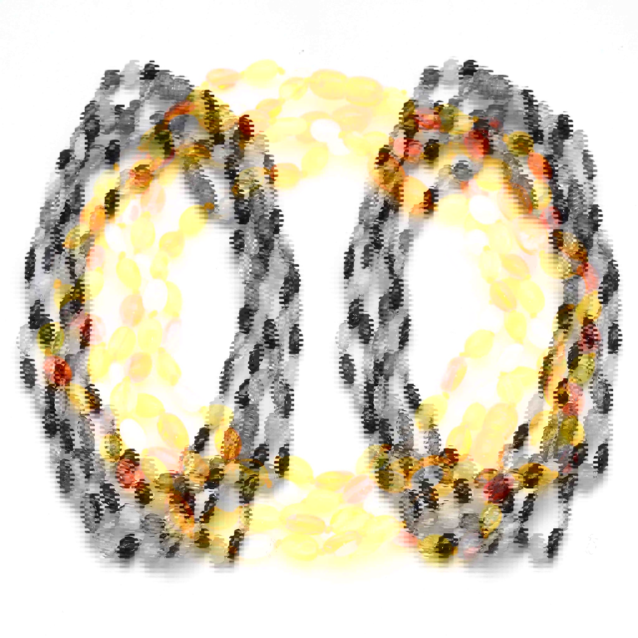 Bild von Bernstein Baby-Ketten Linsen gerundet