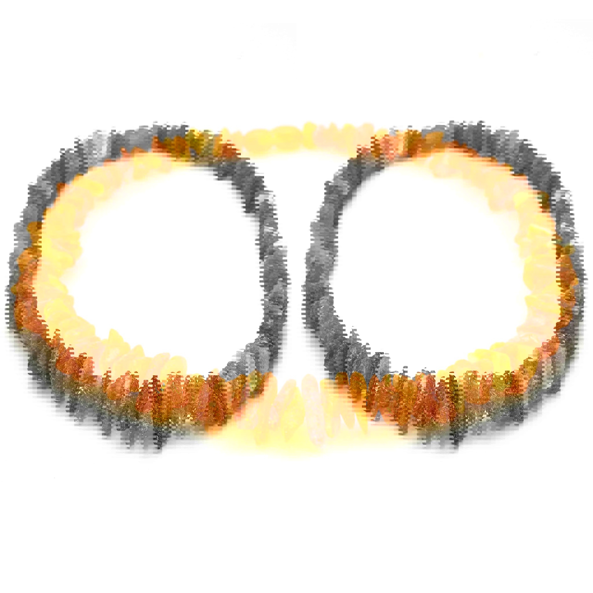 Bild von Bernstein Splitter 9-10mm Halsketten mit Verschluss