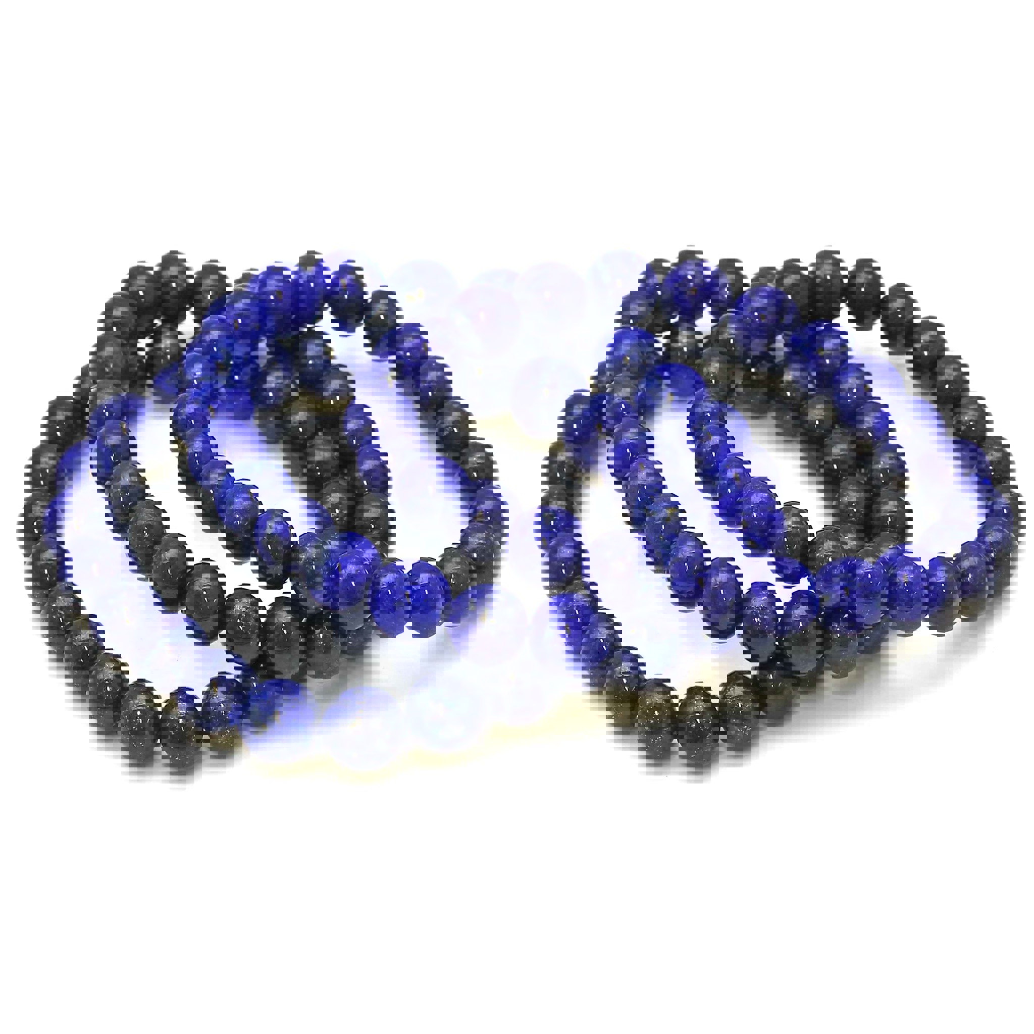 Bild von Lapis Kugeln  8mm Armband TOP