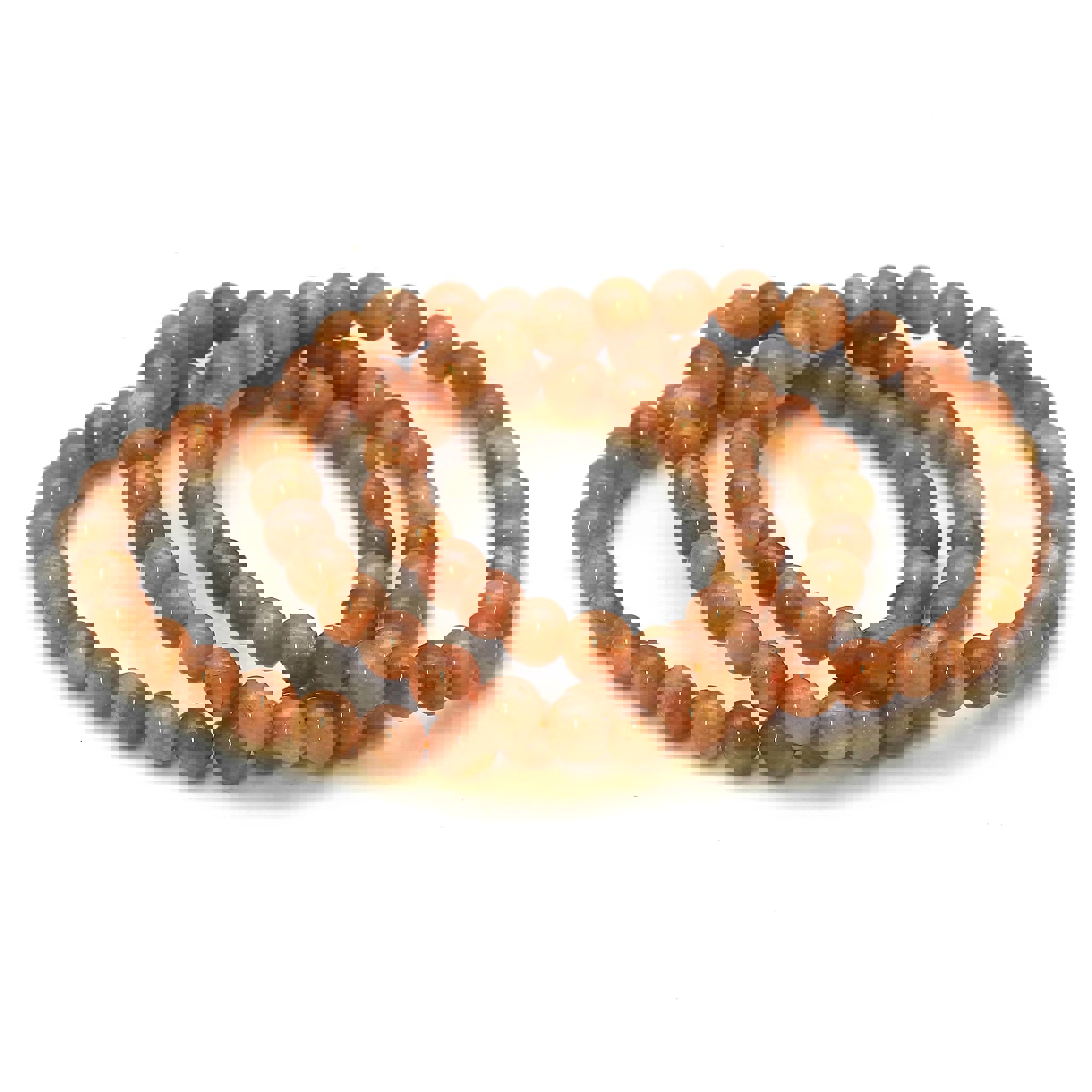 Bild von Sonnenstein Kugeln  6mm Armband