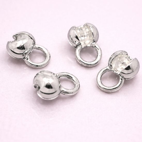 Bild von Kalotten 4mm, Silber 925