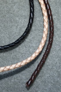 Bild von Lederband geflochten 3mm