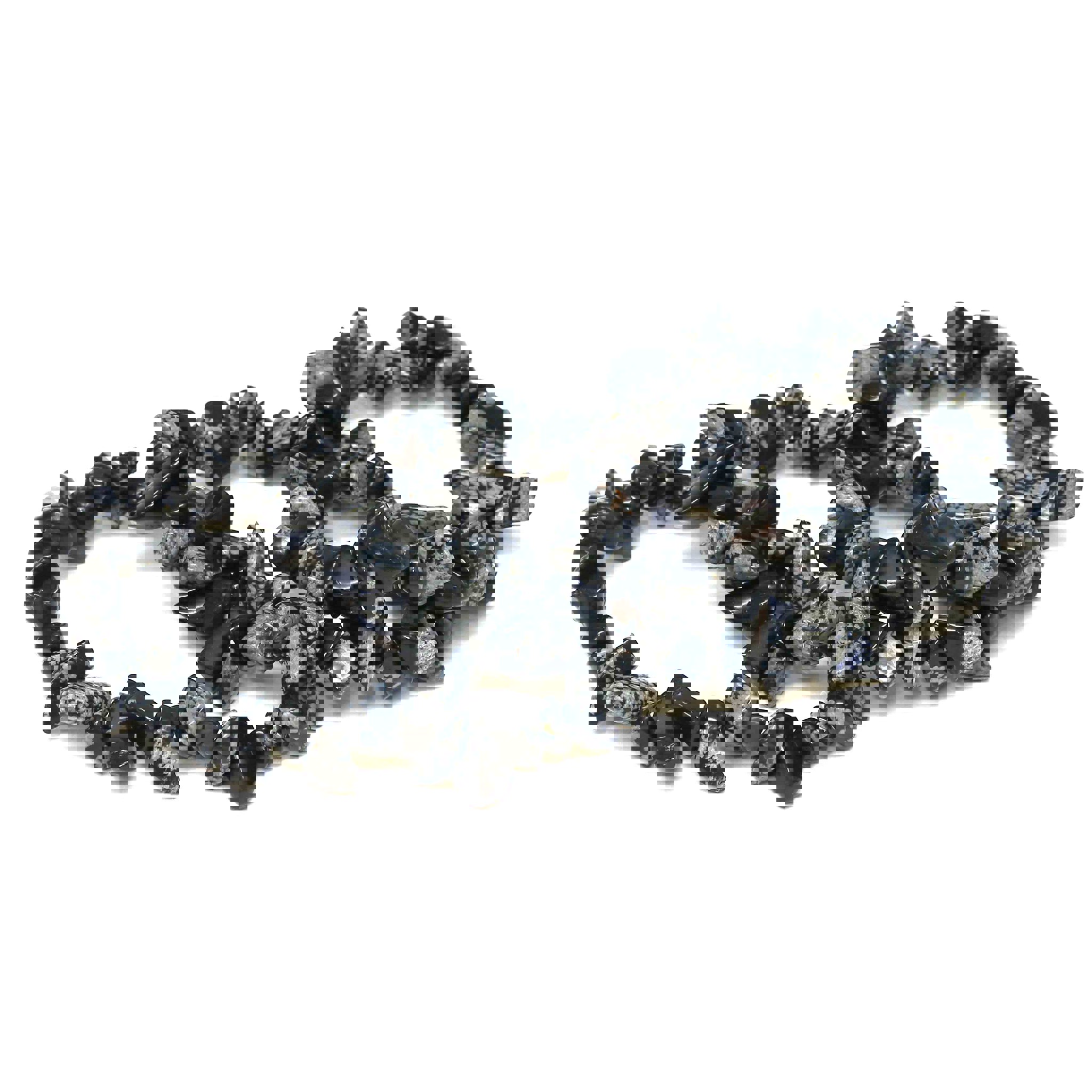 Bild von Schneeflocken Obsidian Splitter  7-11mm Armband (VE: 20er Set)