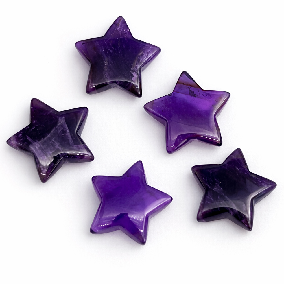 Bild von Amethyst Stern 30x7mm